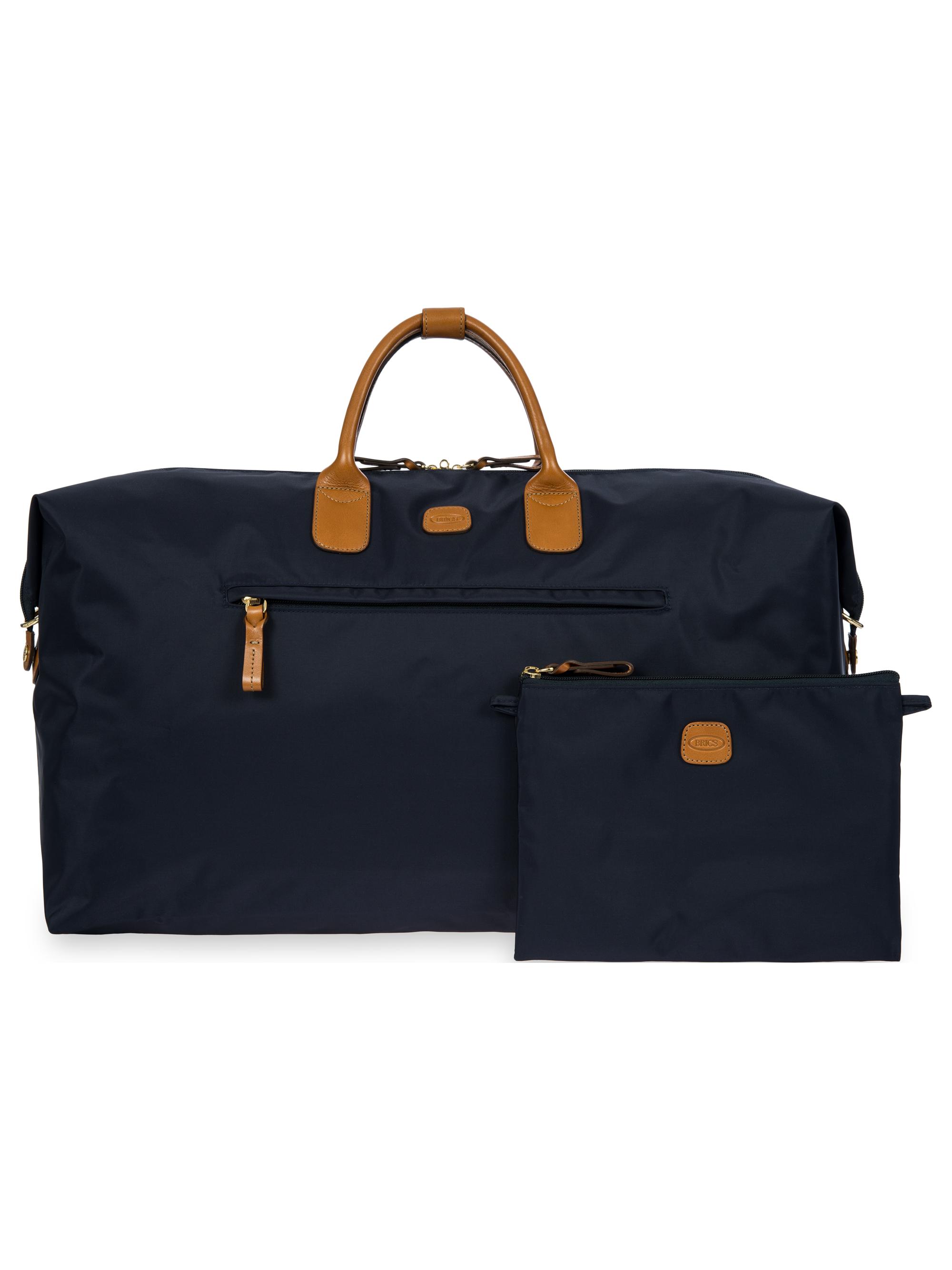 Bric's Men's X-Travel 22" Deluxe Duffel - Black Brown | Thumbnail 3