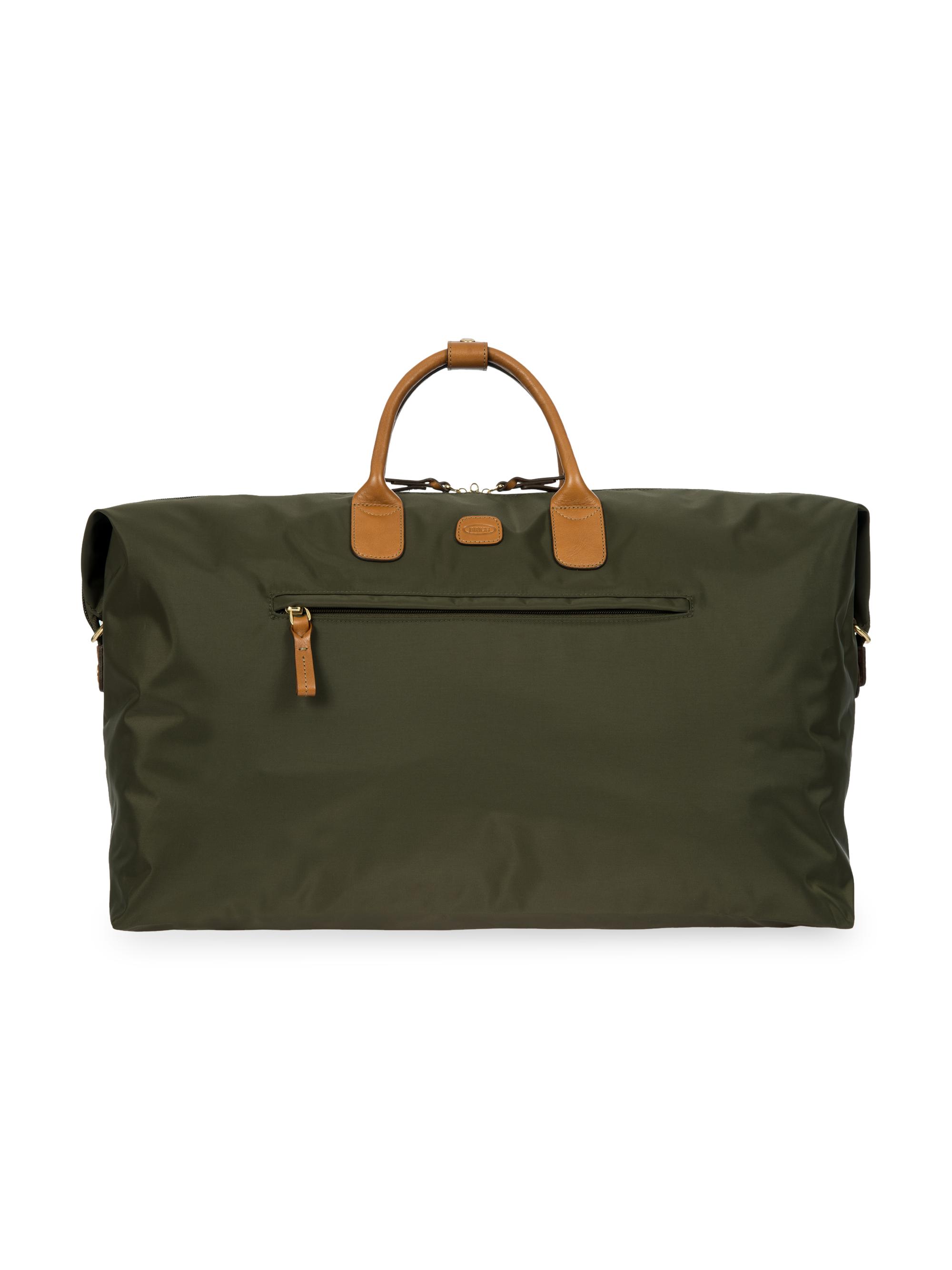 Bric's Men's X-Travel 22" Deluxe Duffel - Black Brown | Thumbnail 7