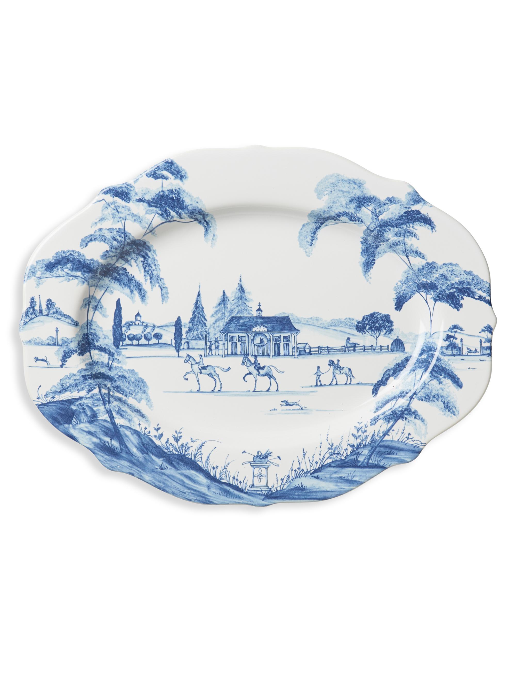 Juliska Country Estate Platter/15" - Blue