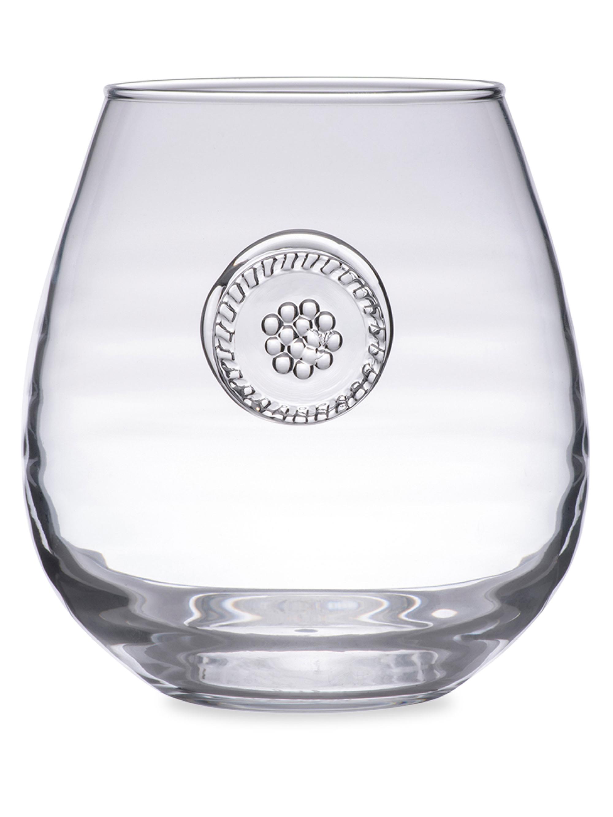 Juliska Berry & Thread Stemless Red Wine Glass