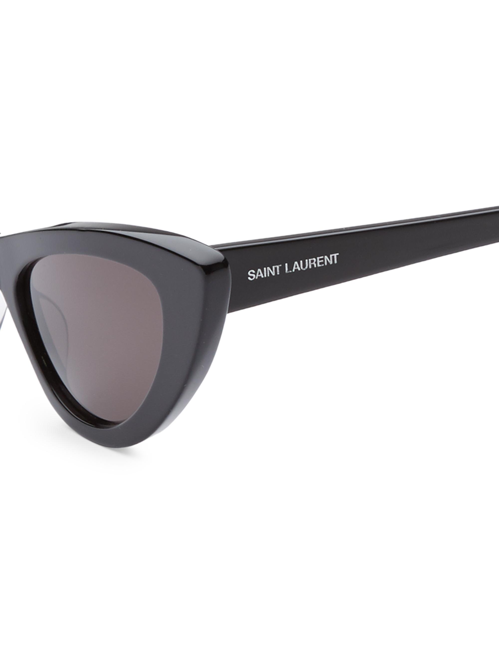 Saint Laurent New Wave Lily 52MM Sunglasses | Saks Fifth Avenue