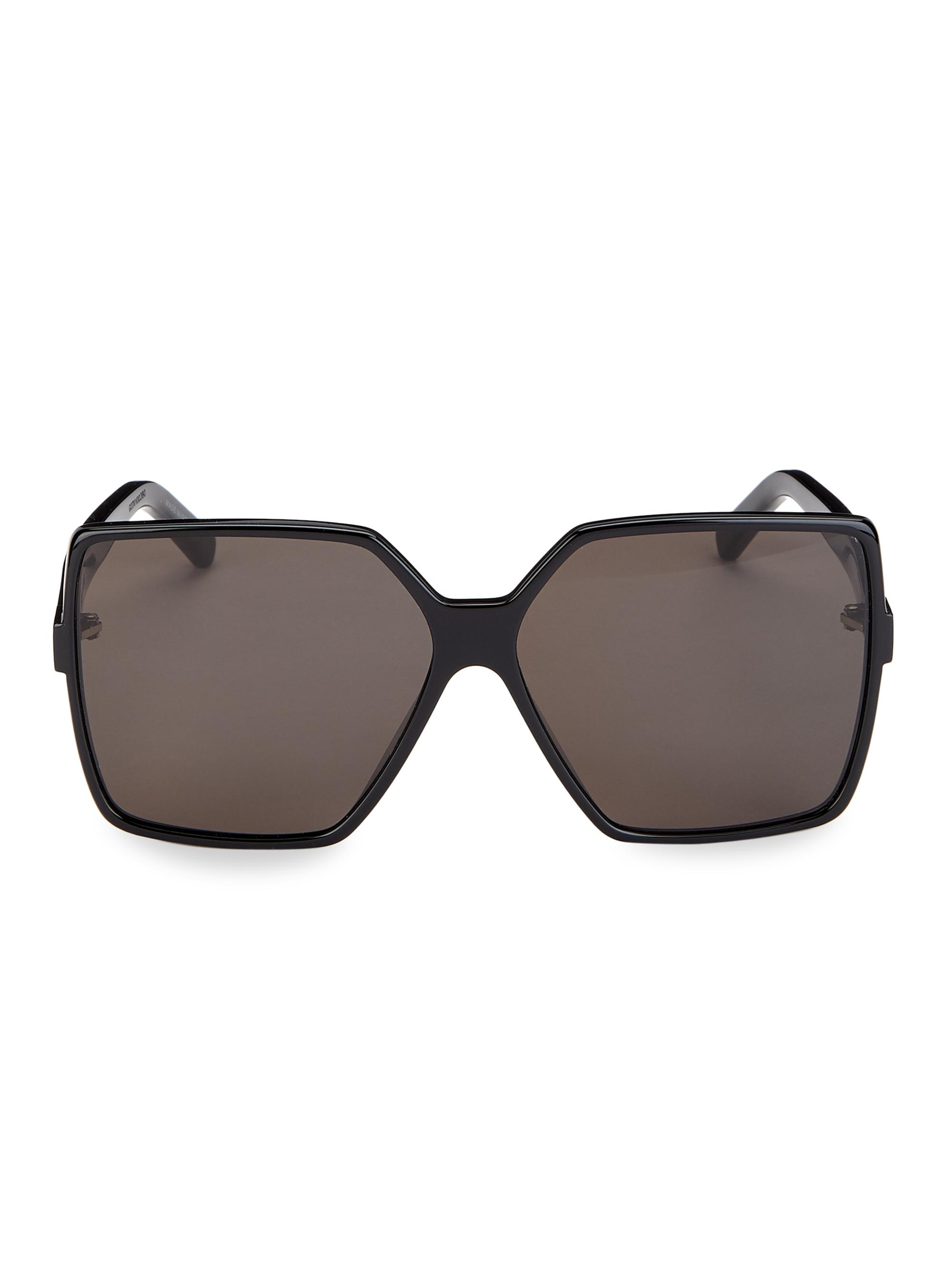 Saint Laurent New Wave Betty 63MM Oversized Square Sunglasses