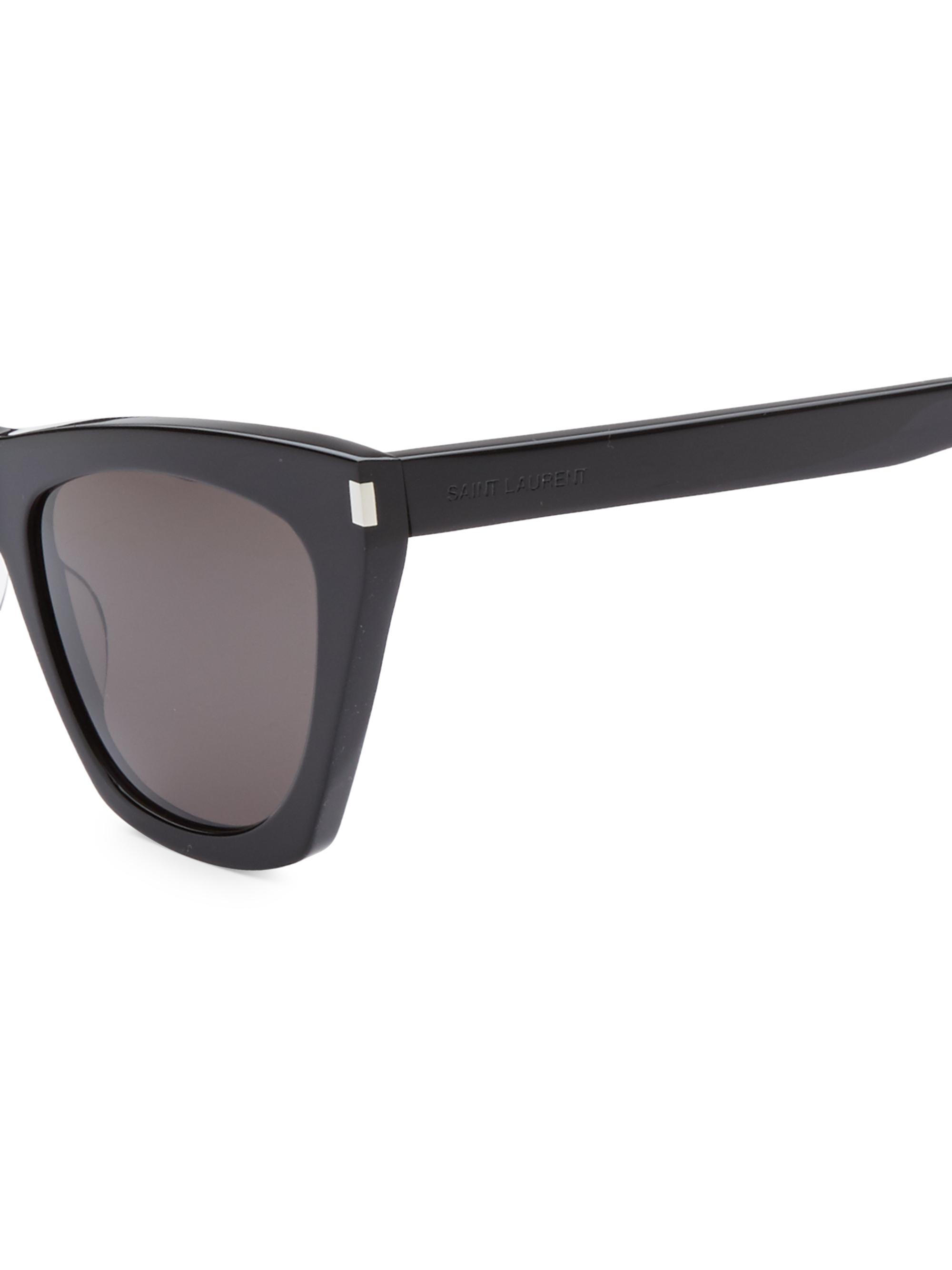 Saint Laurent New Wave Kate 55MM Cat-Eye Sunglasses | Saks Fifth