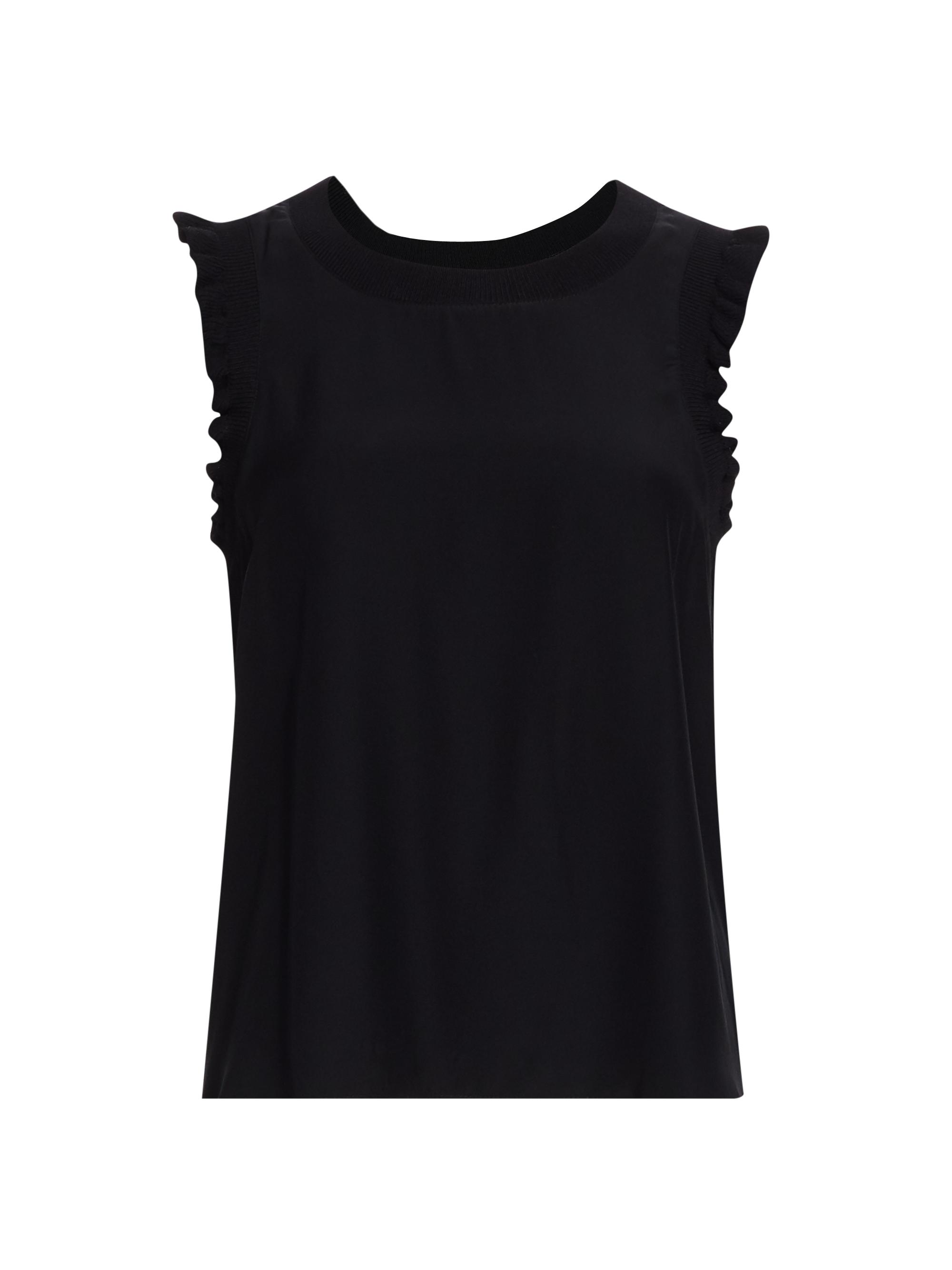 Cinq à Sept Women's Tous Les Jours Lenore Silk Tank - Black