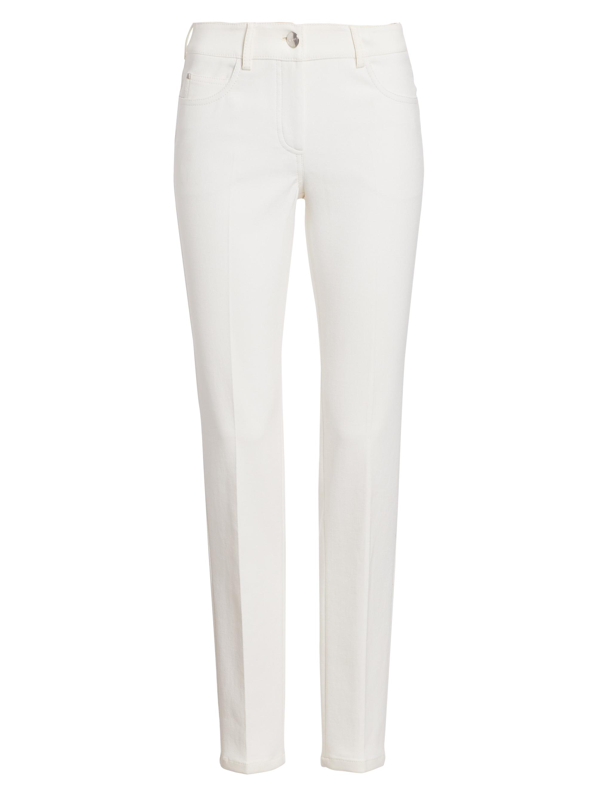 Akris Women's Magda Slim Roll-Hem Jeans - Paper