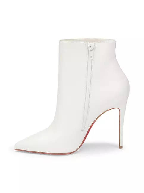 Shop Christian Louboutin So Kate 100 Leather Booties