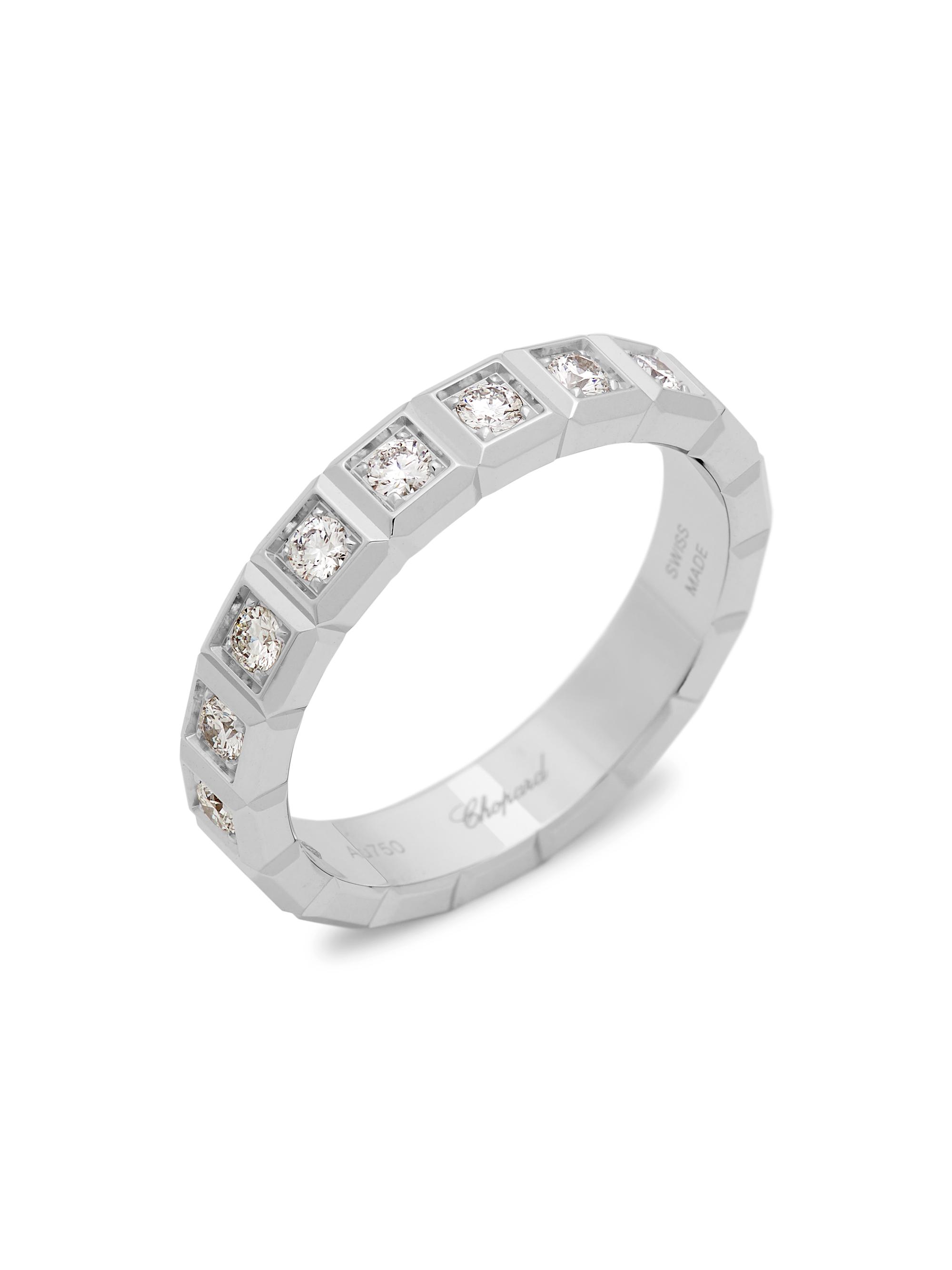 Chopard Women's Ice Cube 18K White Gold & Diamond Ring - White Gold