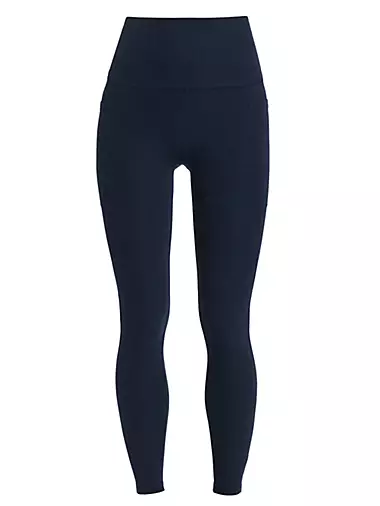  Beyond Yoga Women's Spacedye Out of Pocket High Waisted Leggings,  Nocturnal Navy, Blue, L : Clothing, Shoes & Jewelry