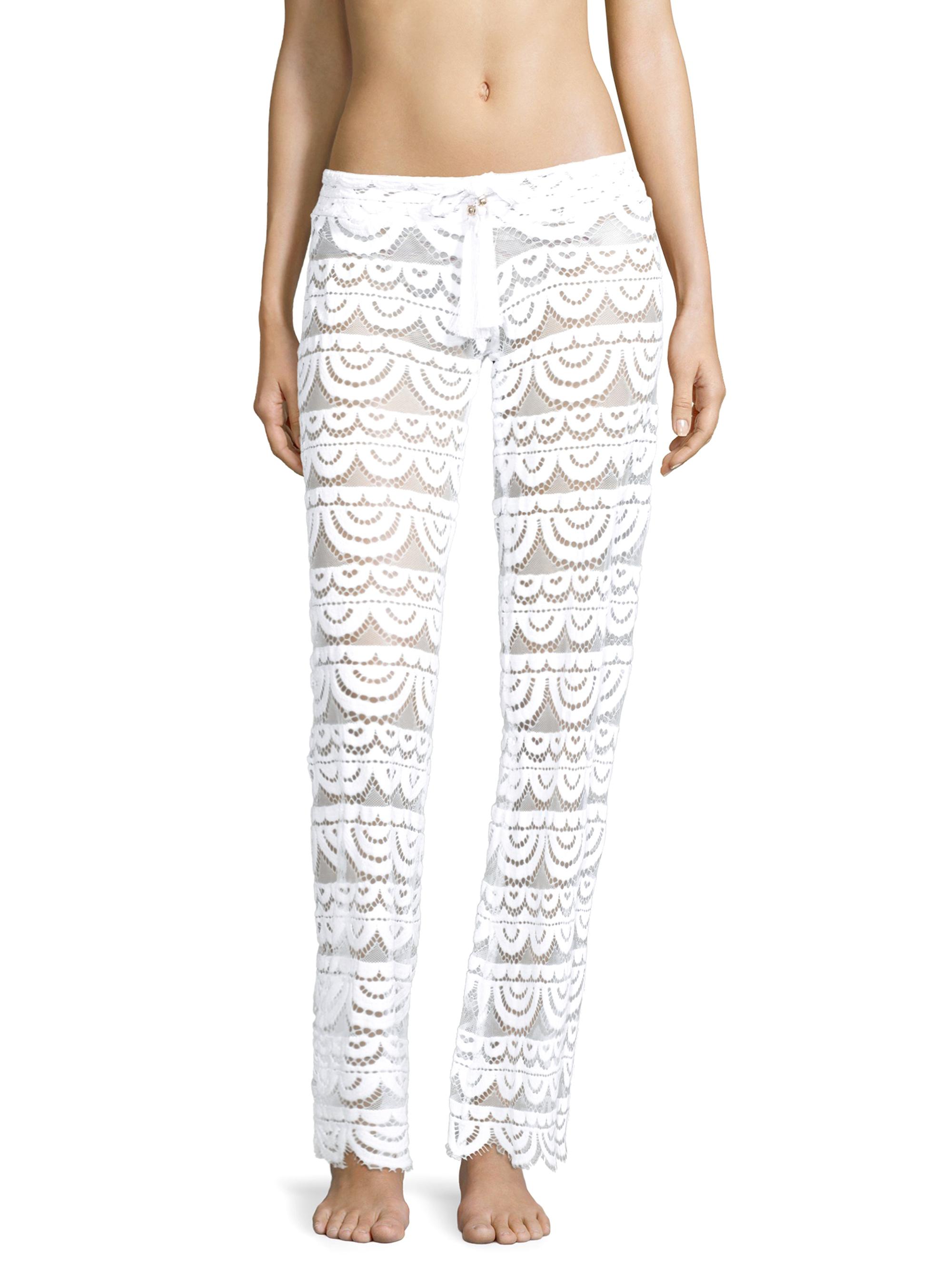 PQ Women's Malibu Lace Pants - Water Lily