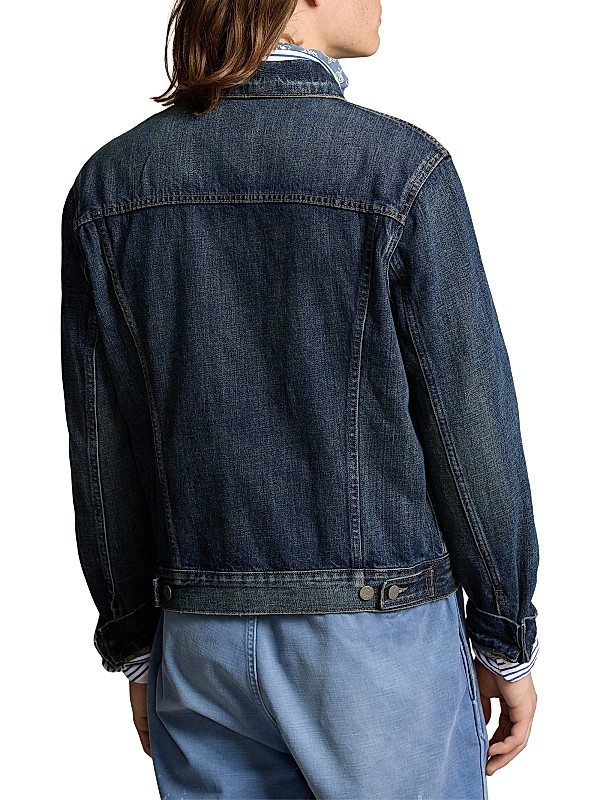 Shop Polo Ralph Lauren Faded Denim Trucker Jacket | Saks Shop Polo Ralph Lauren Faded Denim Trucker Jacket | Saks