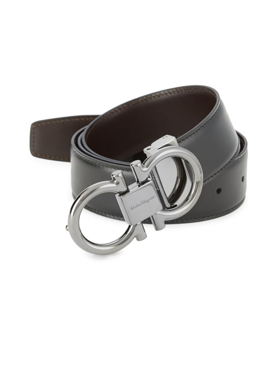 【送料&関税込】Ferragamo Double Belt Bag FERRAGAMO Gancini Buckle Cut-to-Size Reversible Belt | Saks