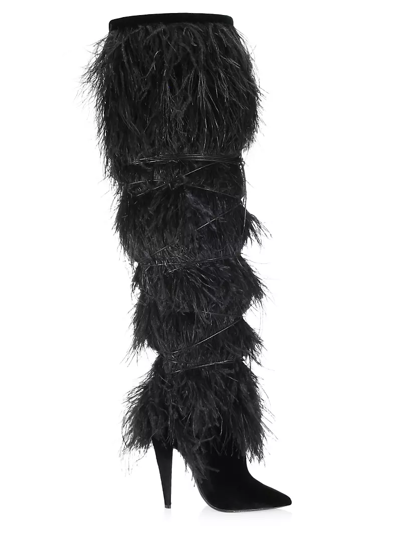 Saint Laurent's Sexy Yeti Boots for Spring 2018