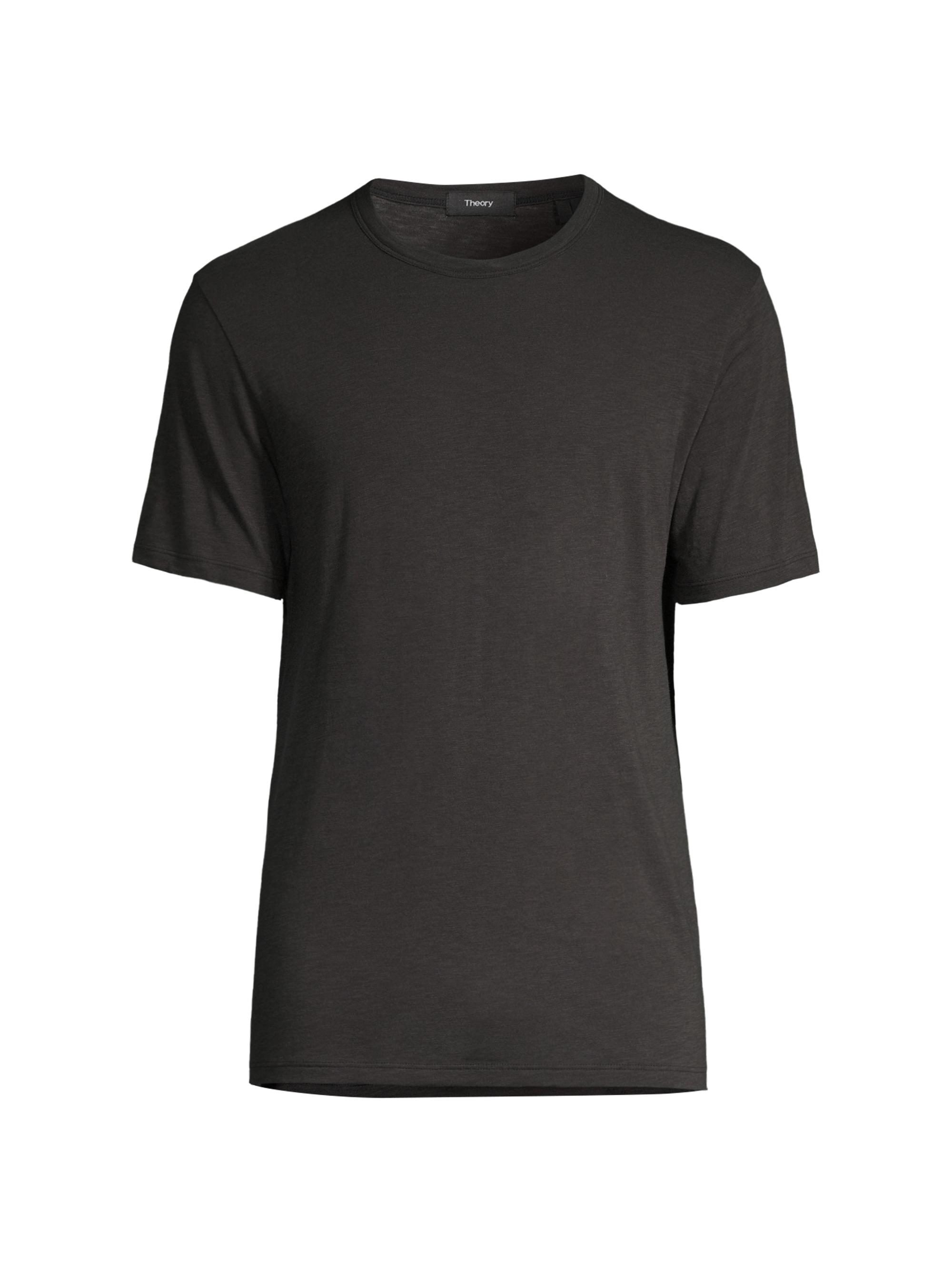 Theory Men's Essential Short-Sleeve Cotton T-Shirt - Eclipse