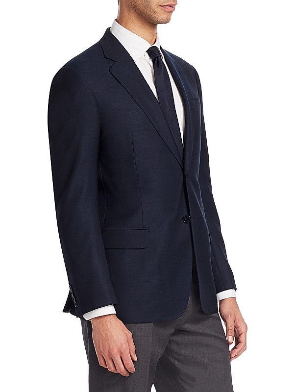 Shop Emporio Armani G-Line Two-Button Slim-Fit Blazer | Saks Shop Emporio Armani G-Line Two-Button Slim-Fit Blazer | Saks