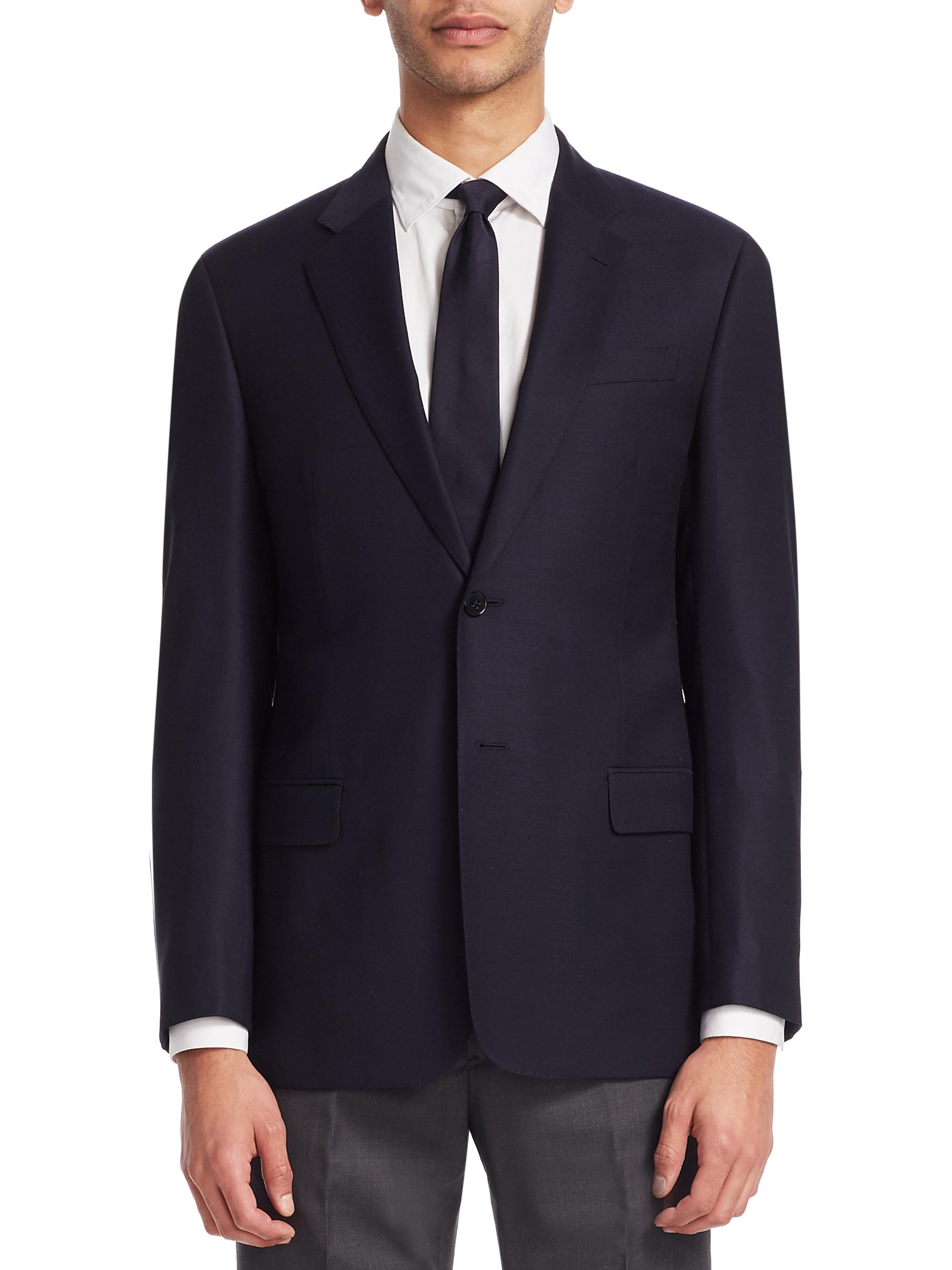 Emporio Armani G-Line Two-Button Slim-Fit Blazer | Saks Fifth Avenue
