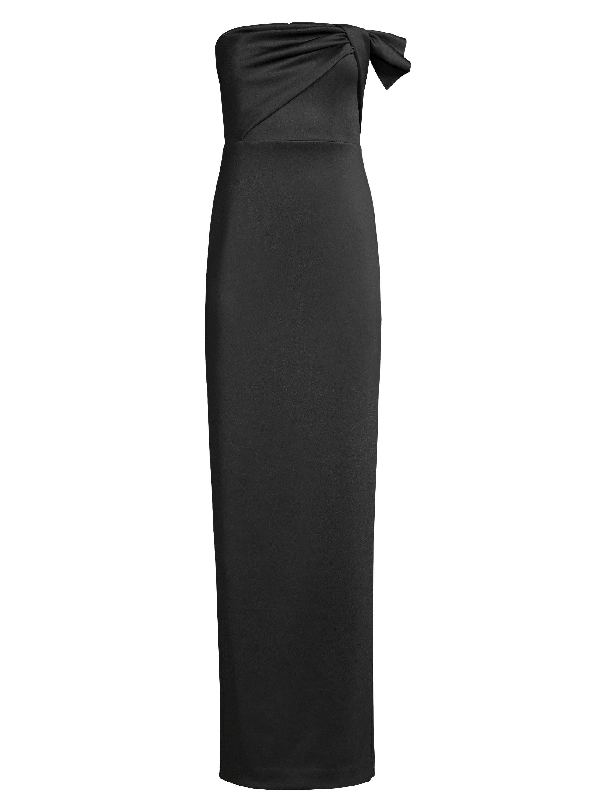 chinese dress ladies ''Hevea' Halo Maxi Dress - Black main image 1