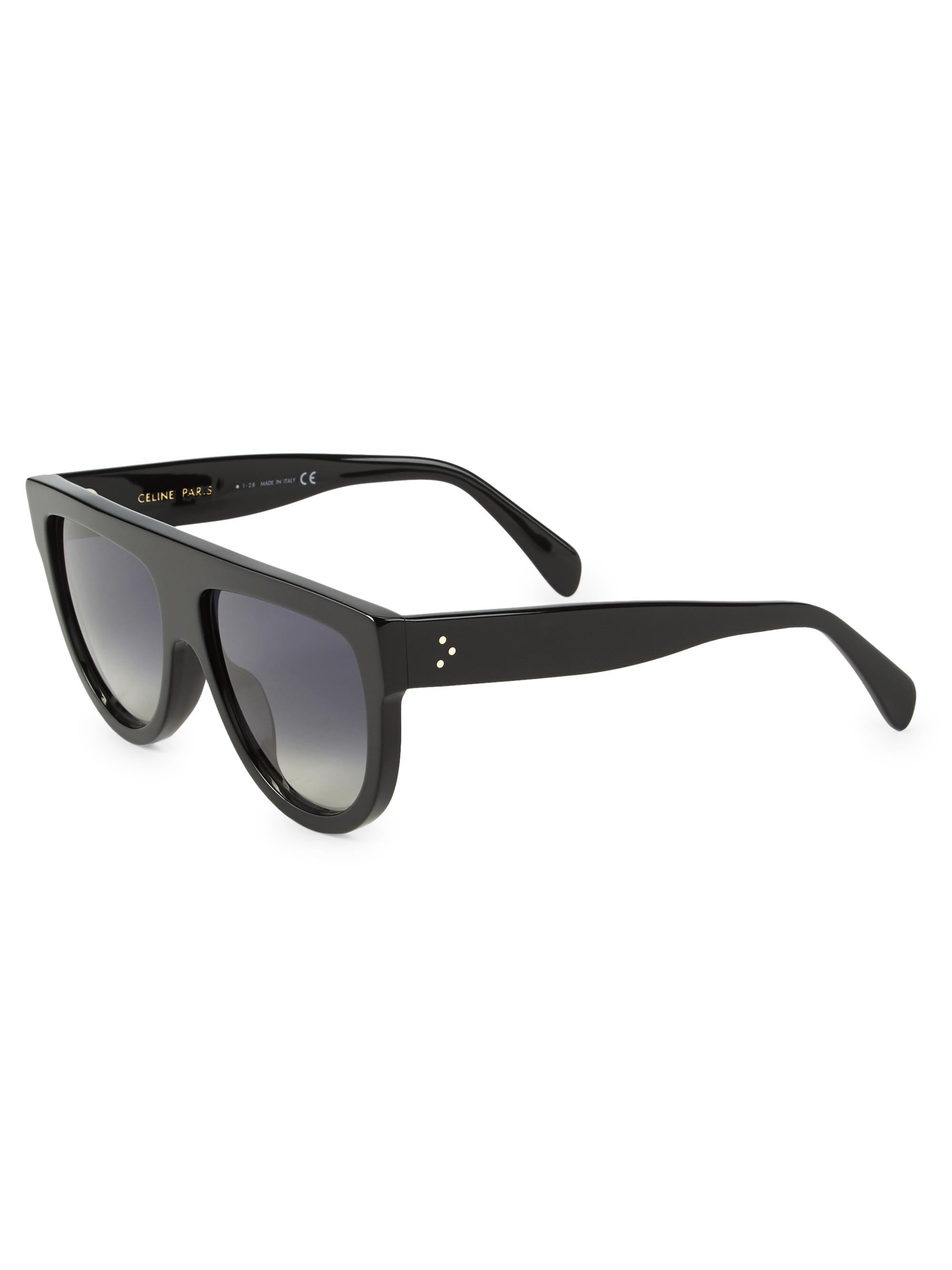 CELINE Black Aviator Sunglasses | Saks Fifth Avenue