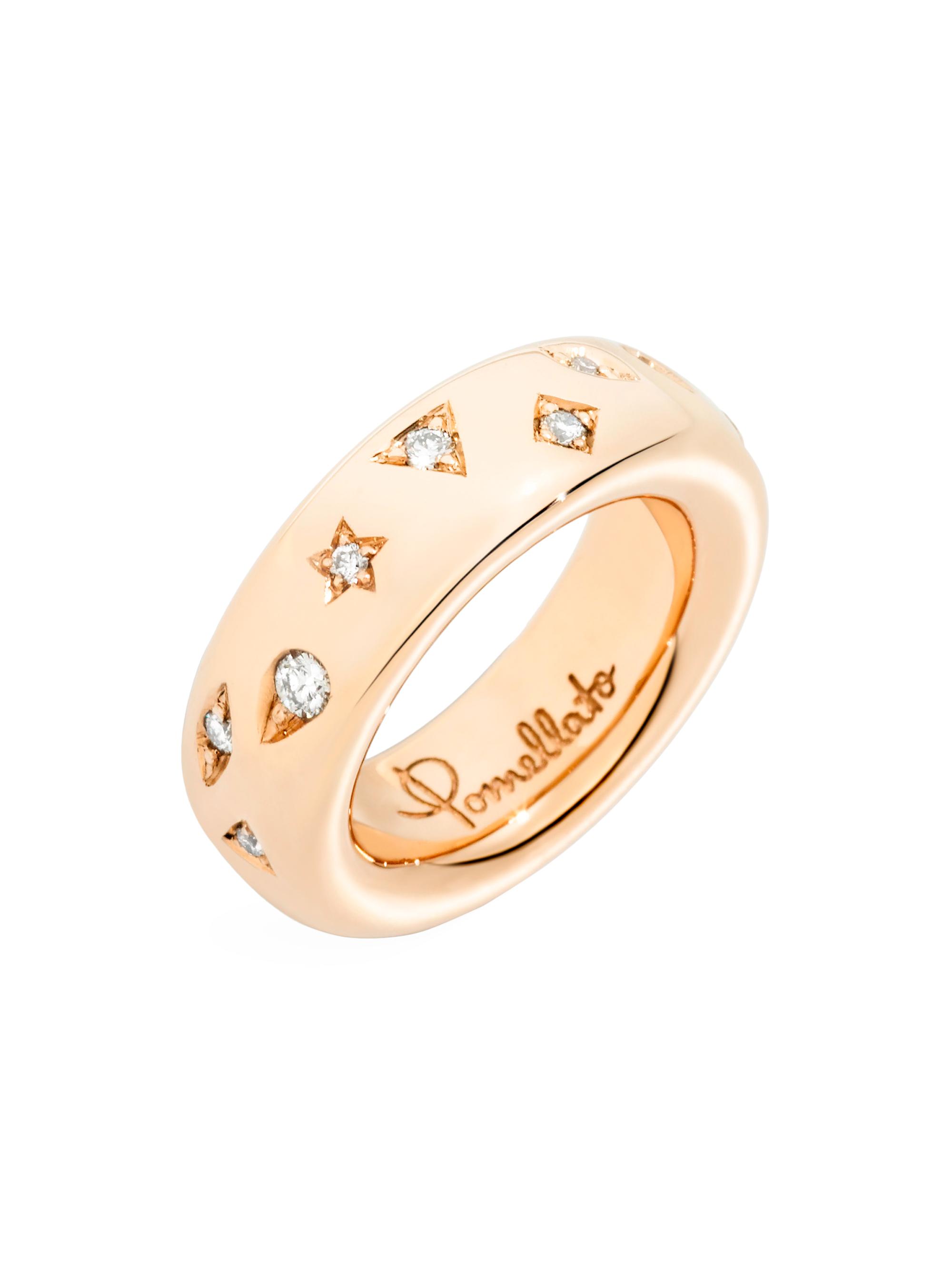 Pomellato Women's Iconica 18K Rose Gold & Diamond Ring - Rose Gold