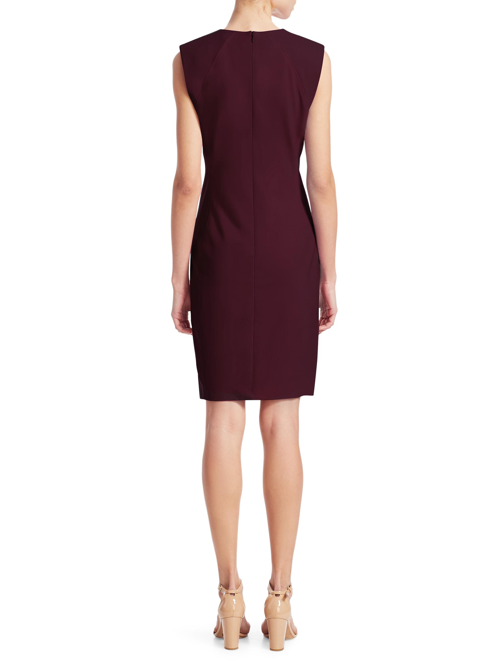 theory classic power dress Theory Women's Power Wool Dress - Black