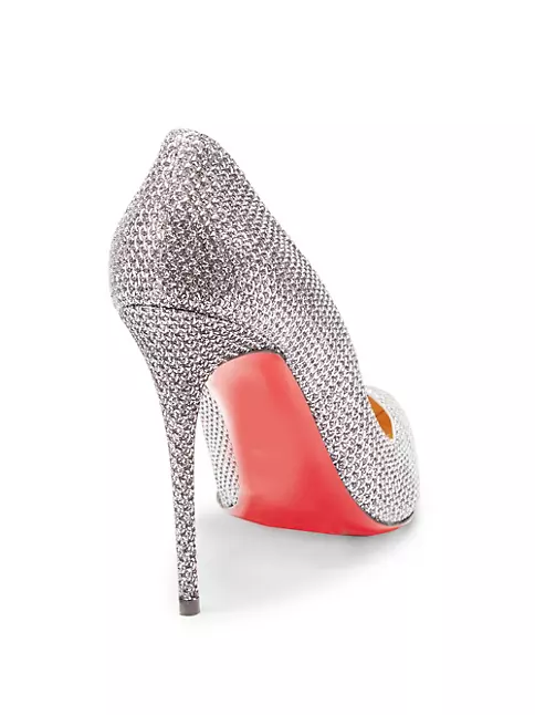 Christian Louboutin, Shoes, Christian Louboutin Pigalle Follies Glitter  Used Fair Condition Size 3765