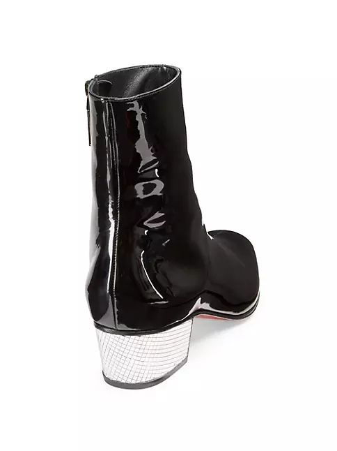 Patent leather boots Christian Louboutin Black size 42 IT in Patent leather  - 34306011