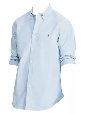 Shop Polo Ralph Lauren Classic-Fit Cotton Oxford Shirt | Saks Fifth Avenue