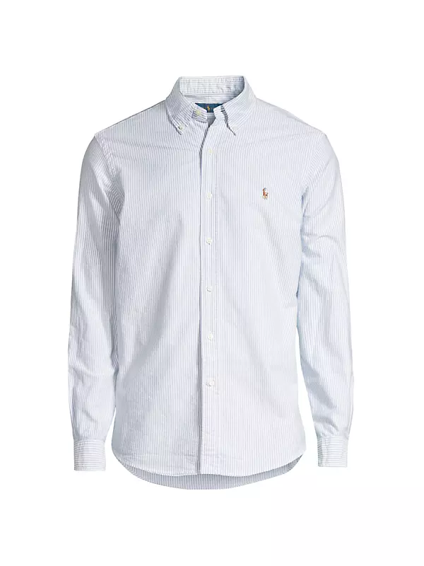 POLO RALPH LAUREN Men's Classic-Fit Long Sleeve Soft Cotton Polo Shirt,  SIZE: M