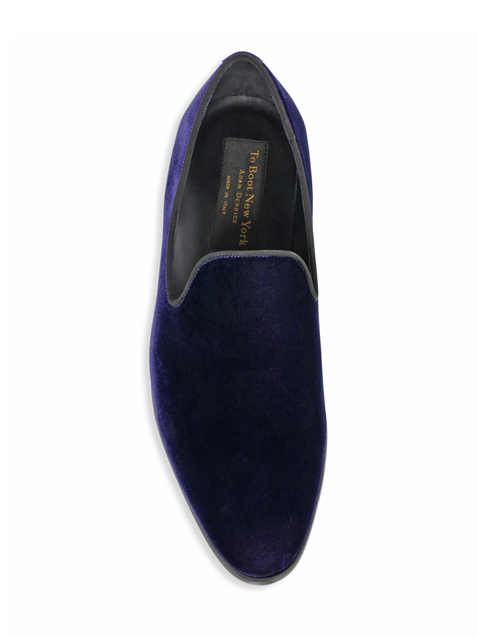 To Boot New York Bolton Velvet Formal Loafers | Saks Fifth  display picture 1