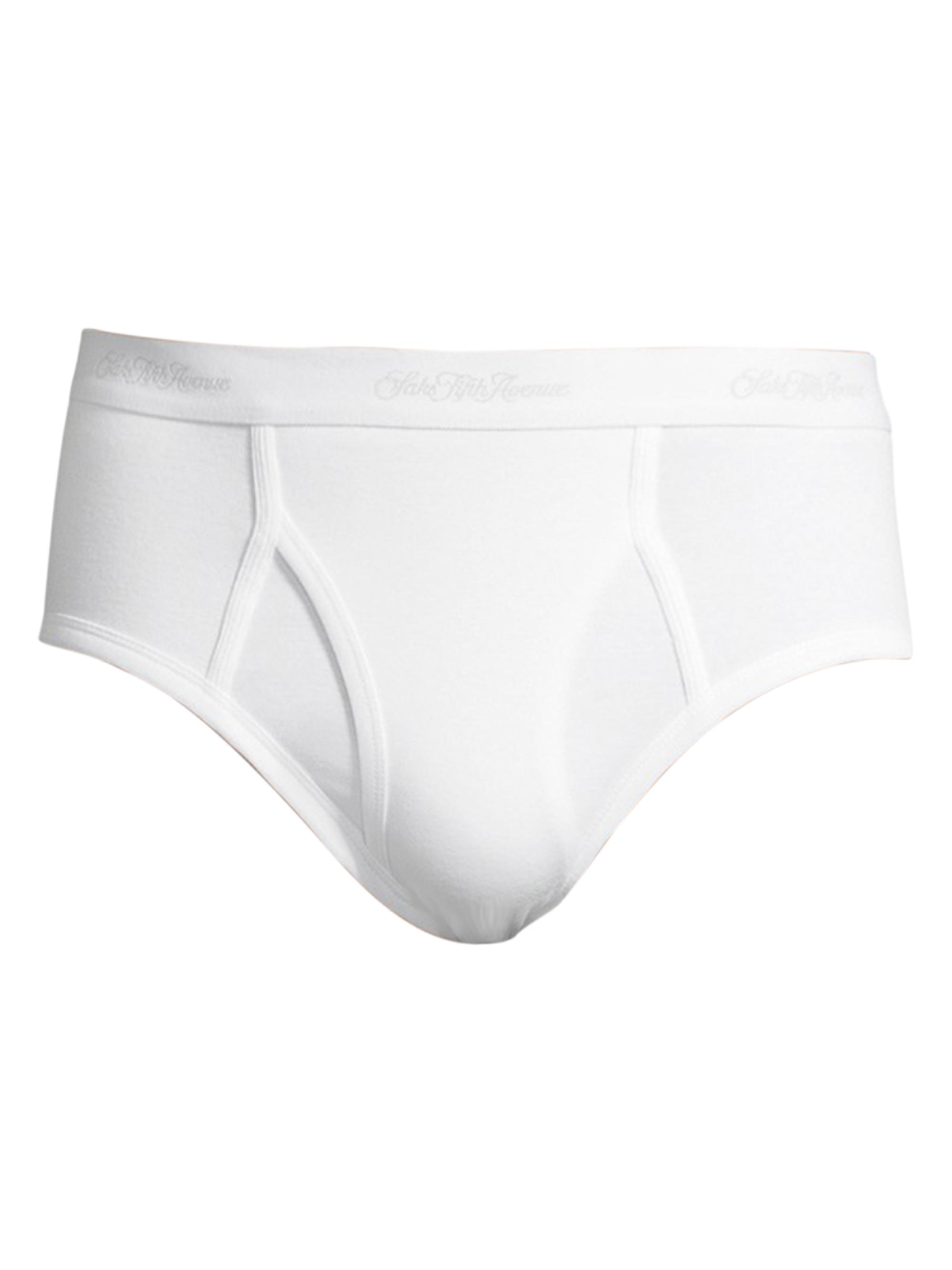 Saks Fifth Avenue Men's COLLECTION 3-Pack Boxer Briefs - White
