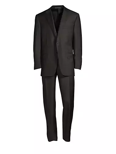Regular-Fit Two-Button Wool-Blend Suit