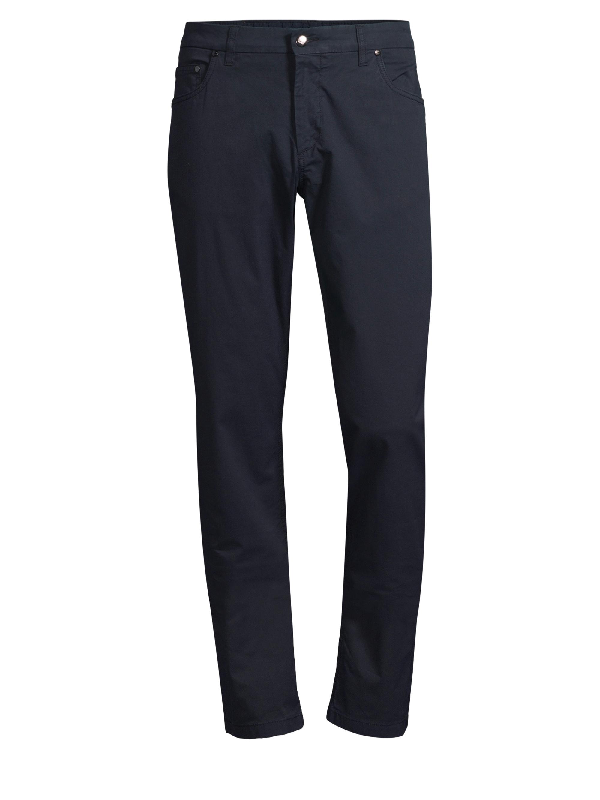 Corneliani Men's Straight-Leg Pants - Dark Grey Solid