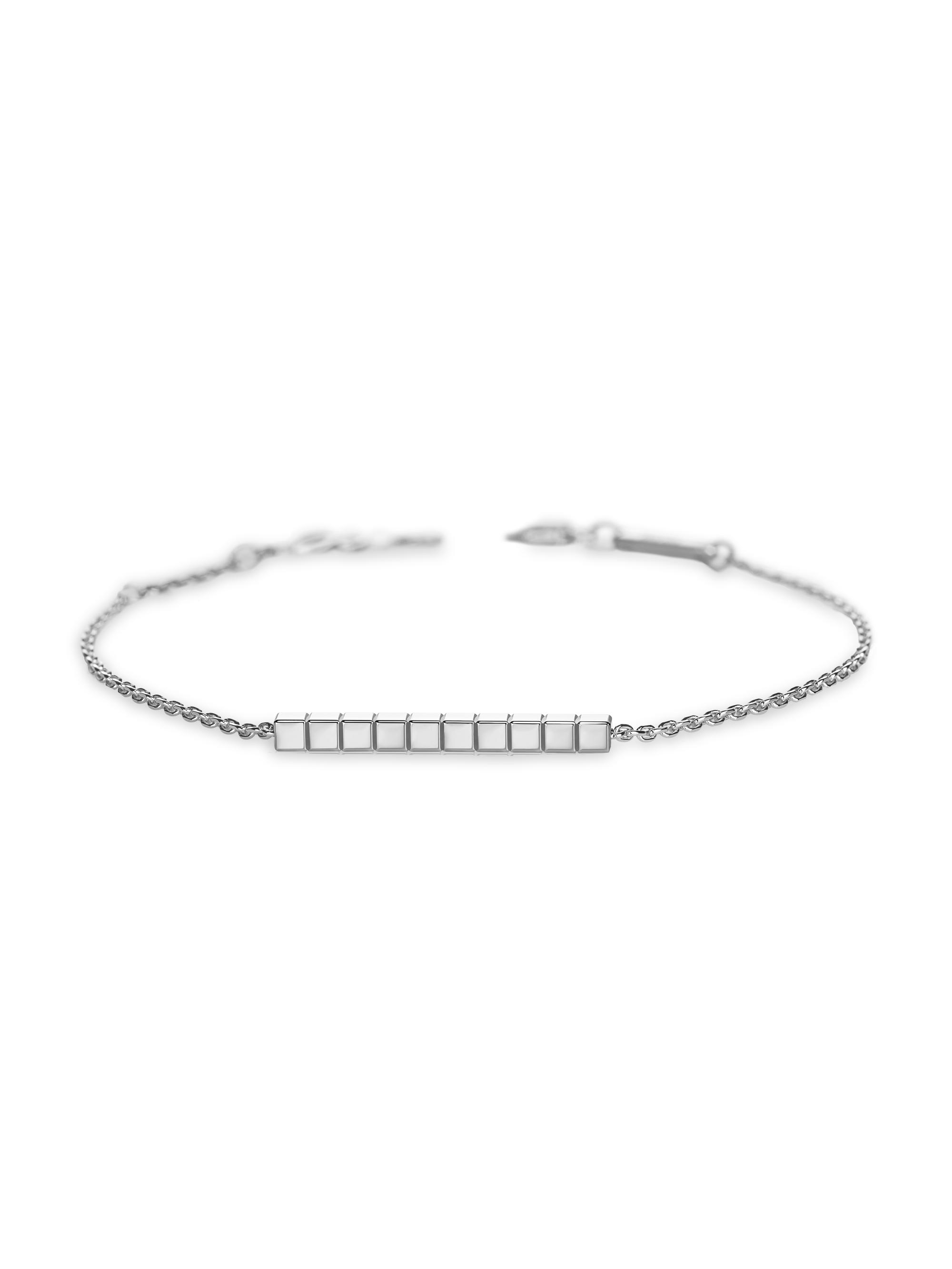 Chopard Women's Ice Cube 18K White Gold Chainlink Bracelet - White Gold