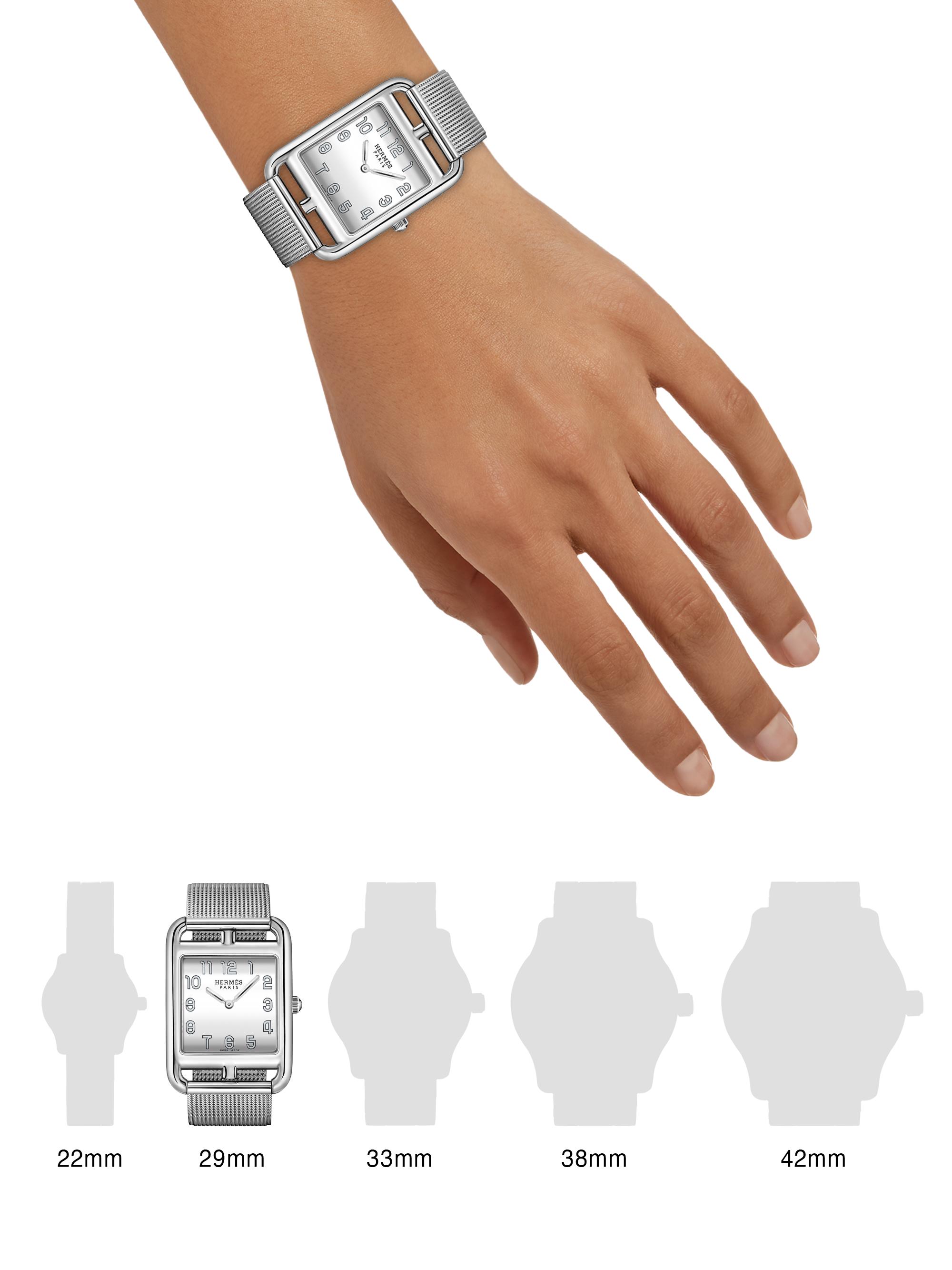 HERMÈS Cape Cod Stainless Steel Bracelet Watch/29MM | Saks Fifth