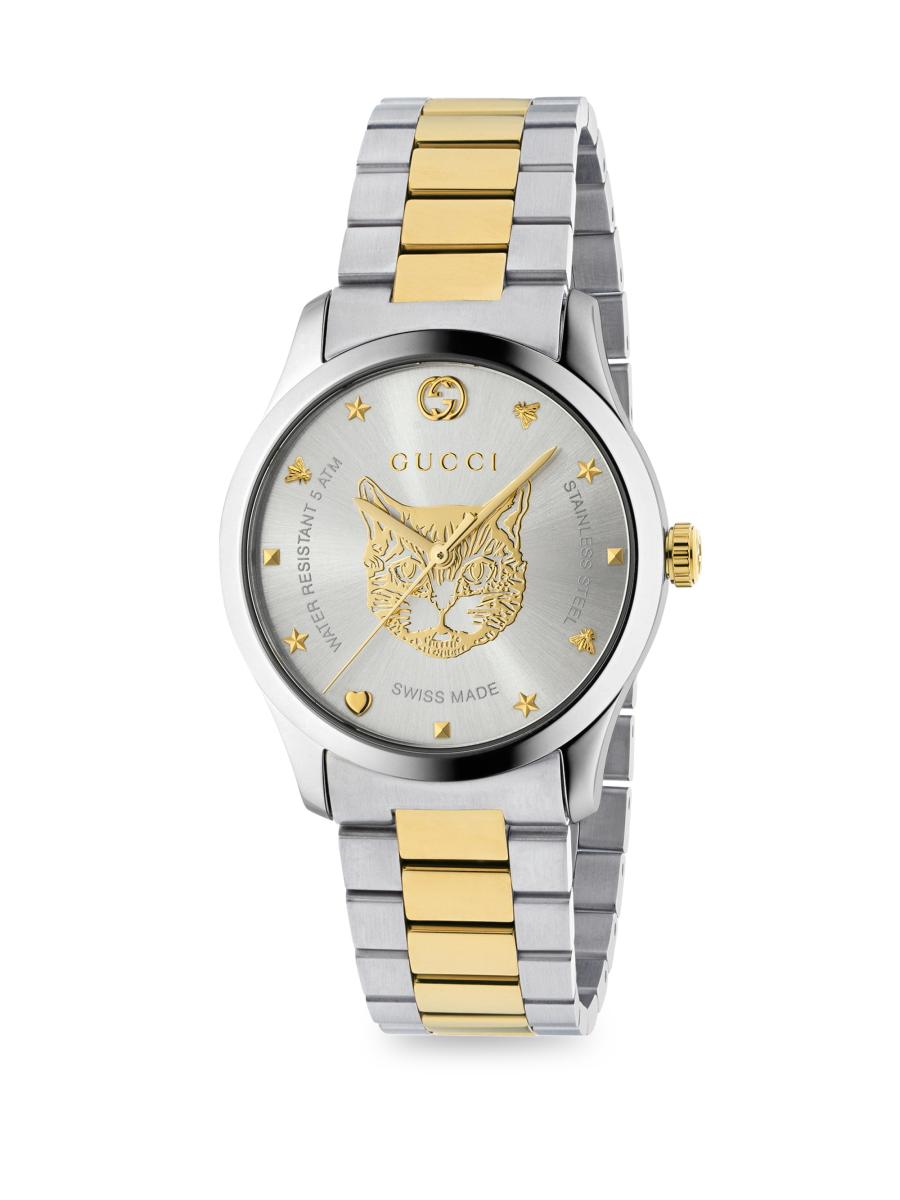 Gucci G-Timeless Steel Bracelet Watch | Saks Fifth Avenue