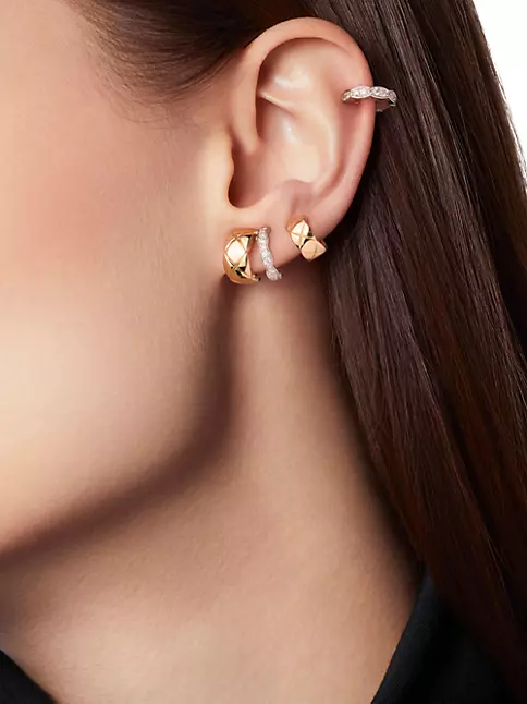 Coco crush earrings Chanel Gold in Metal - 33656566
