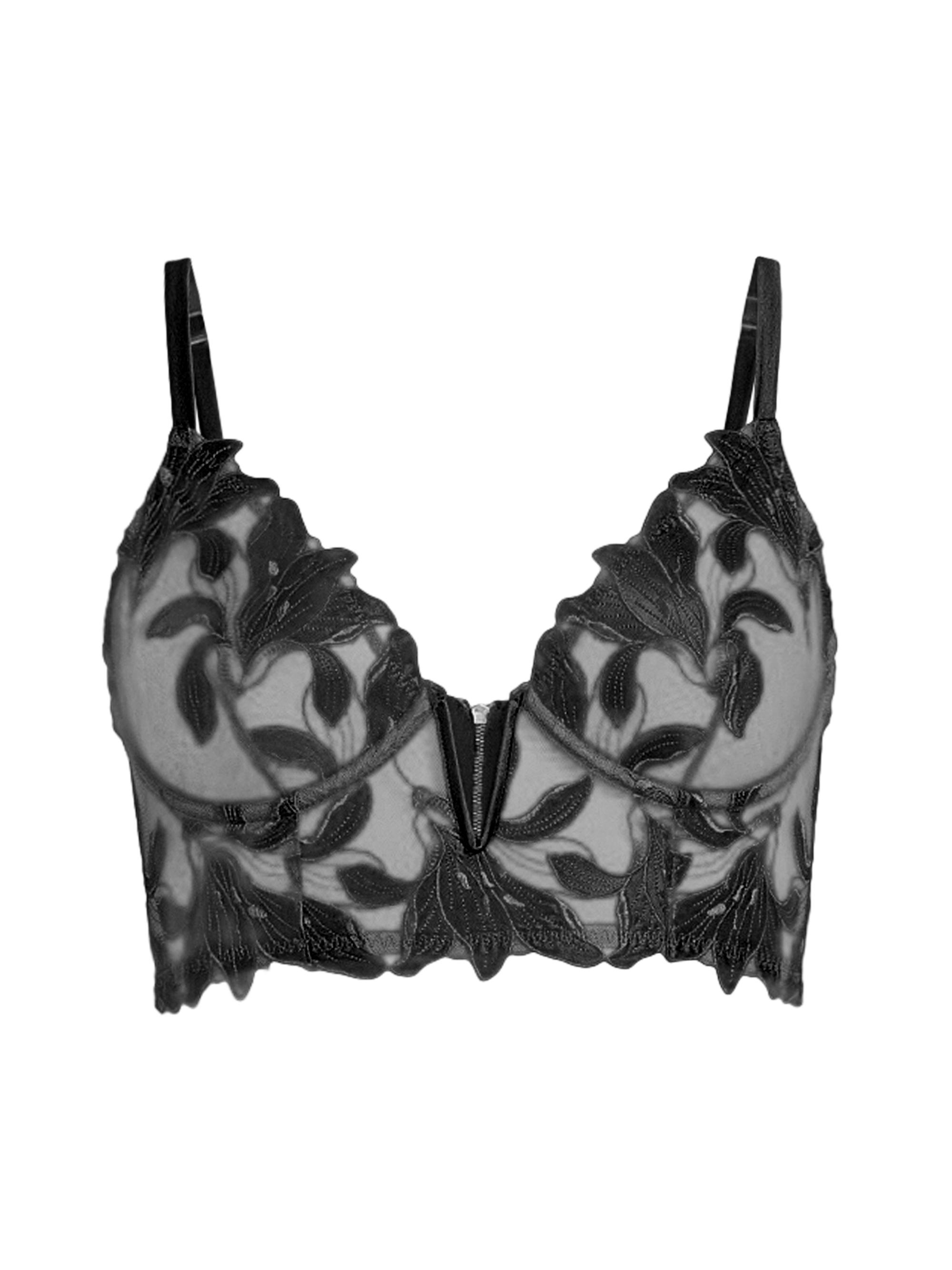 Lily Embroidered Hipster Thong