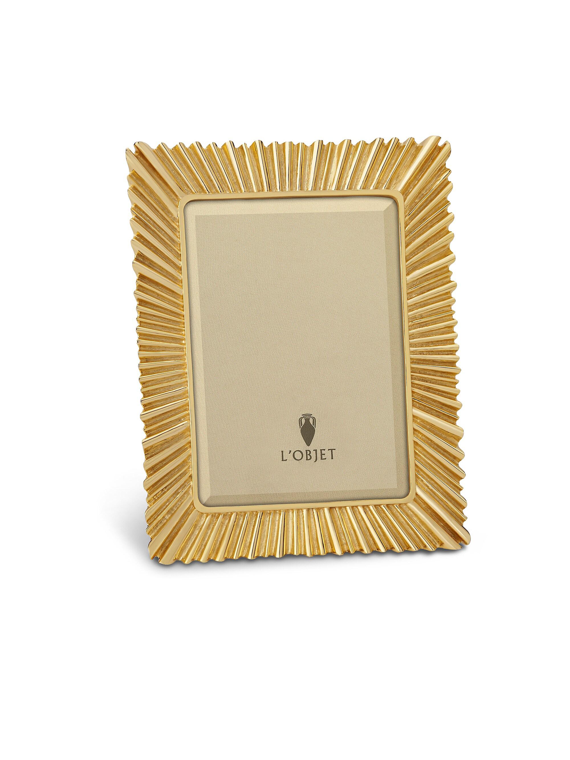 L'Objet Frames Ray Gold Picture Frame 4 x 6