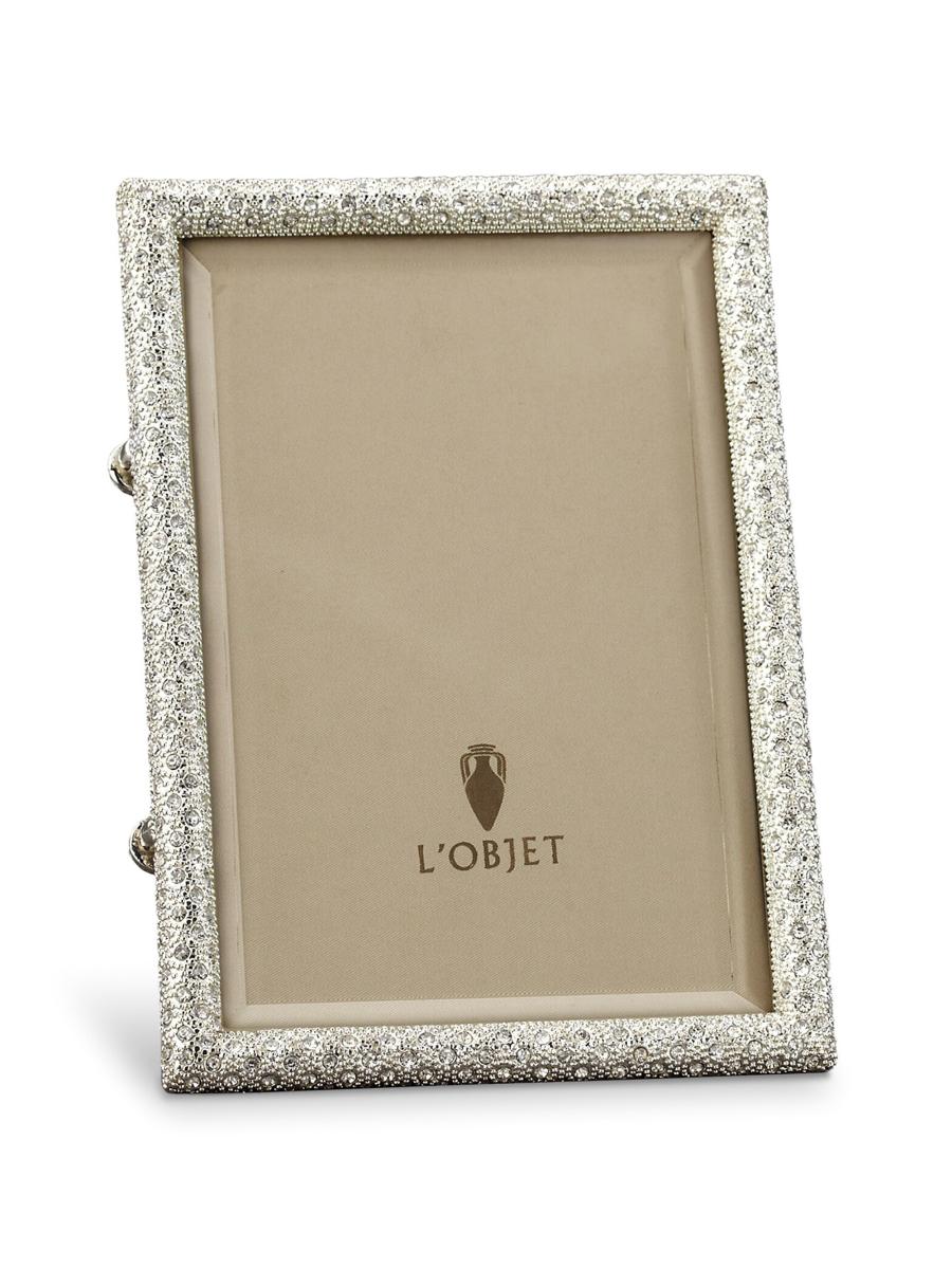 L'objet Crystal Picture Frame In Silver
