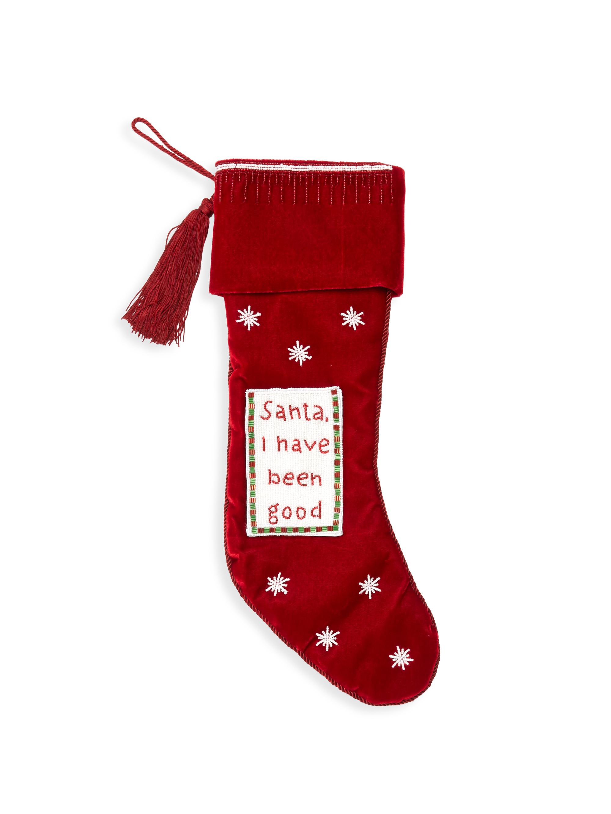 Sudha Pennathur Holiday 2018 Satin Stocking