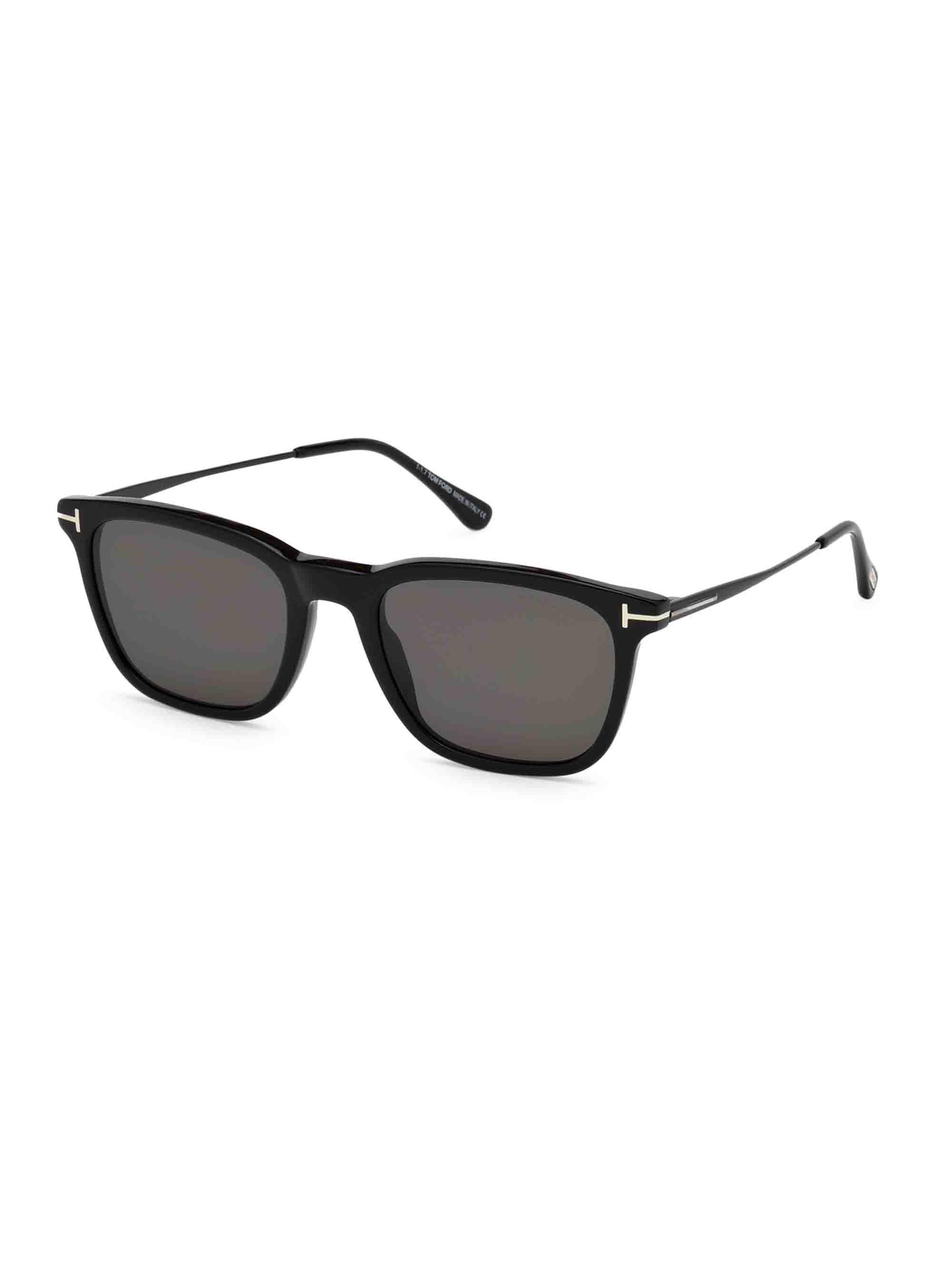 TOM FORD Men's Arnaud-02 53MM Geometric Sunglasses - Black