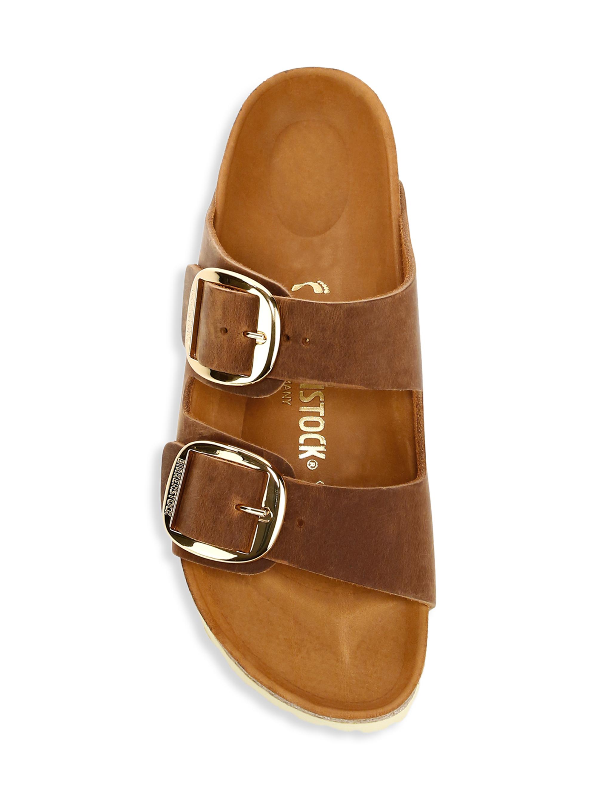 Birkenstock Arizona Big Buckle Leather Sandals | Saks Fifth