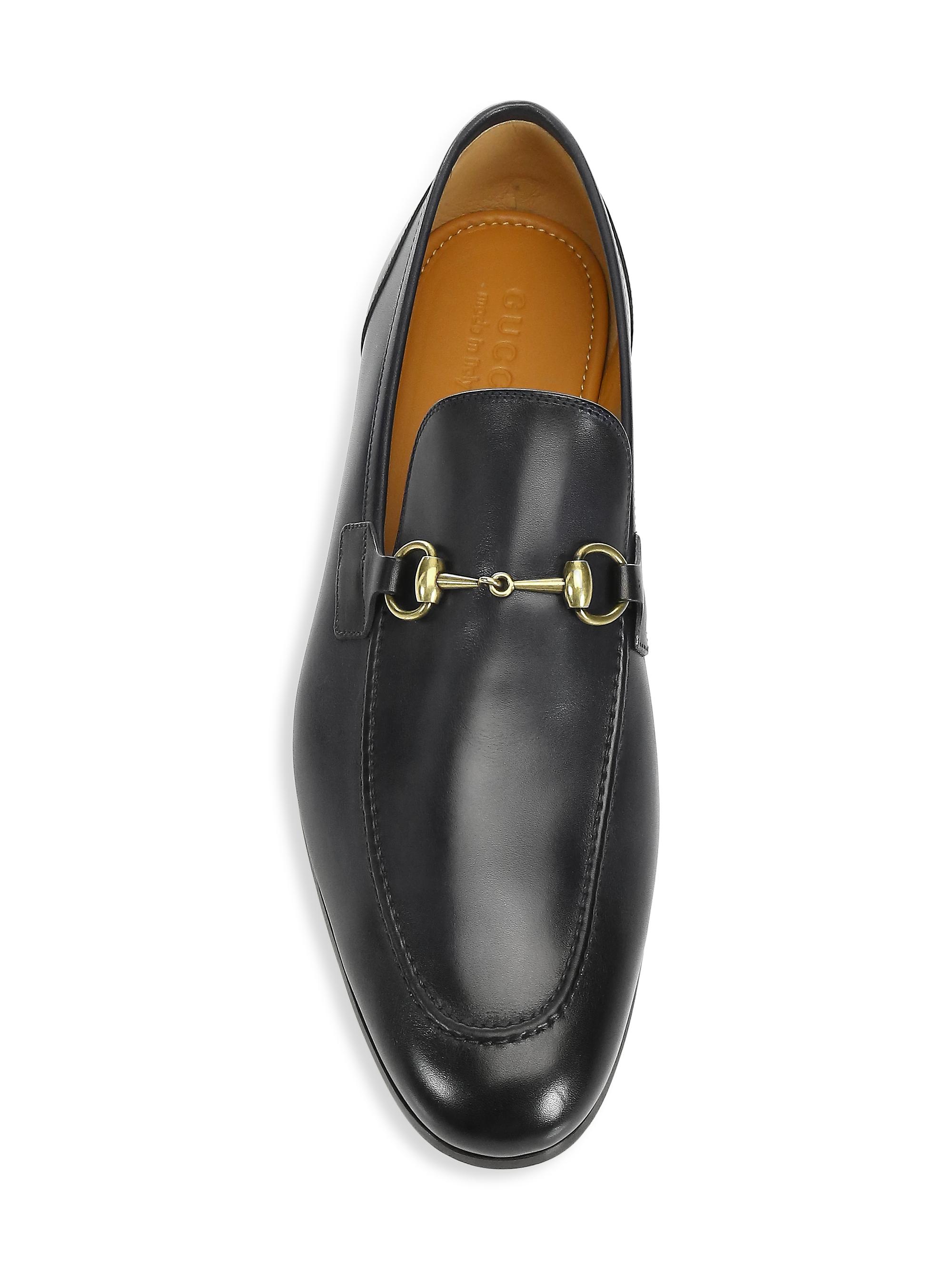 Gucci Jordaan Leather Loafers Saks Fifth Avenue