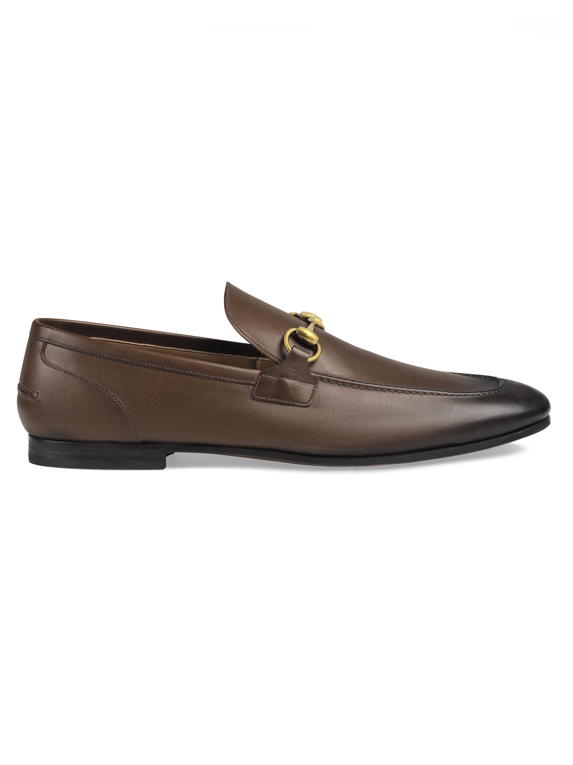 Gucci Konrad Leather Loafers | Saks Fifth Avenue