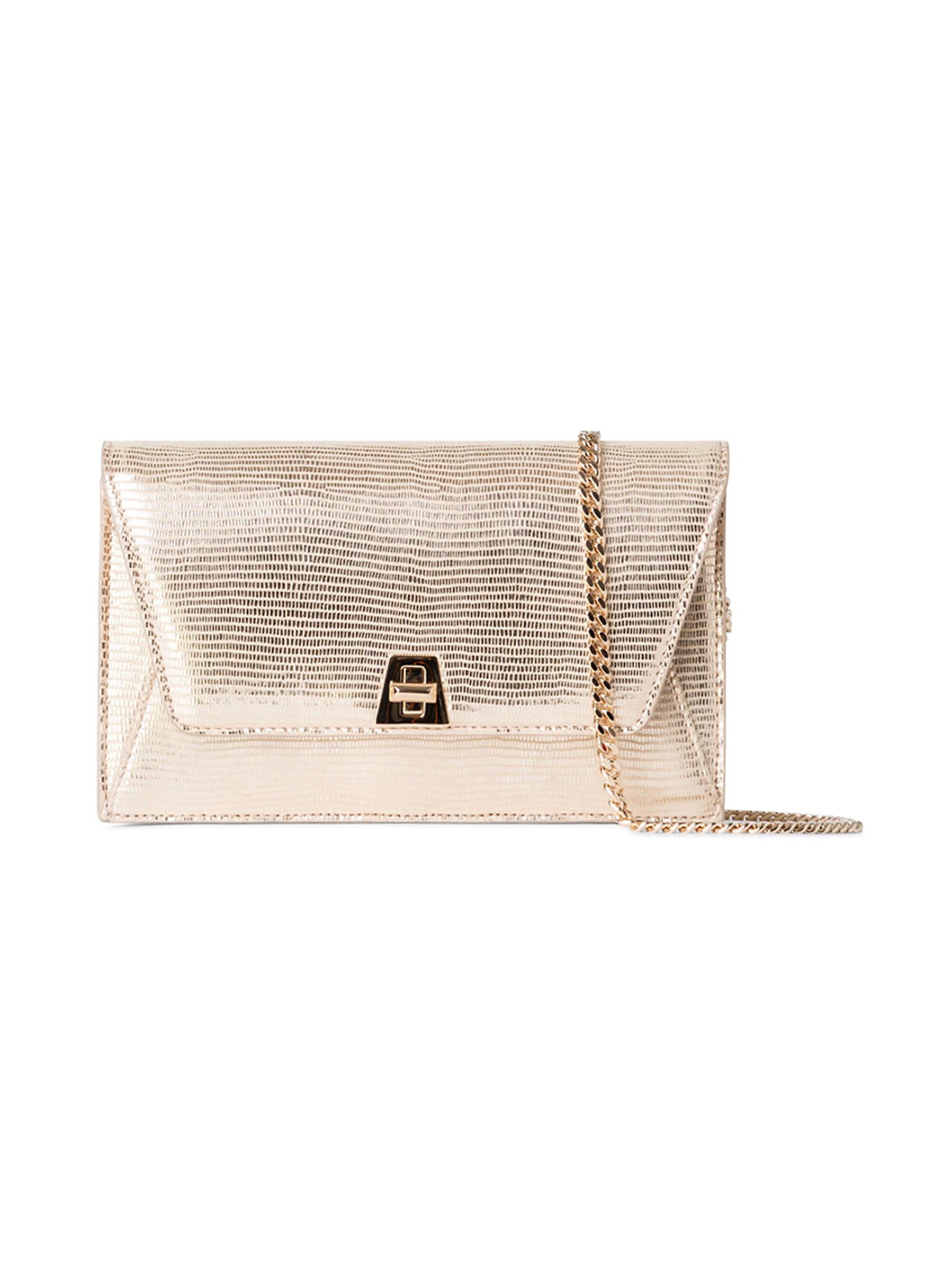 Akris Women's Anouk Envelope Patent Leather Crossbody Bag - Silver Metallic | Thumbnail 9
