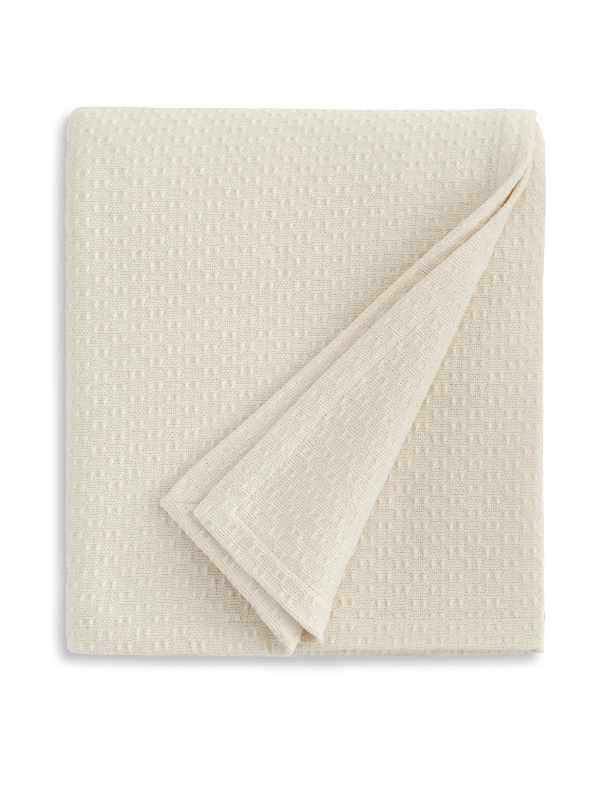 Sferra Corino Blanket - White Twin
