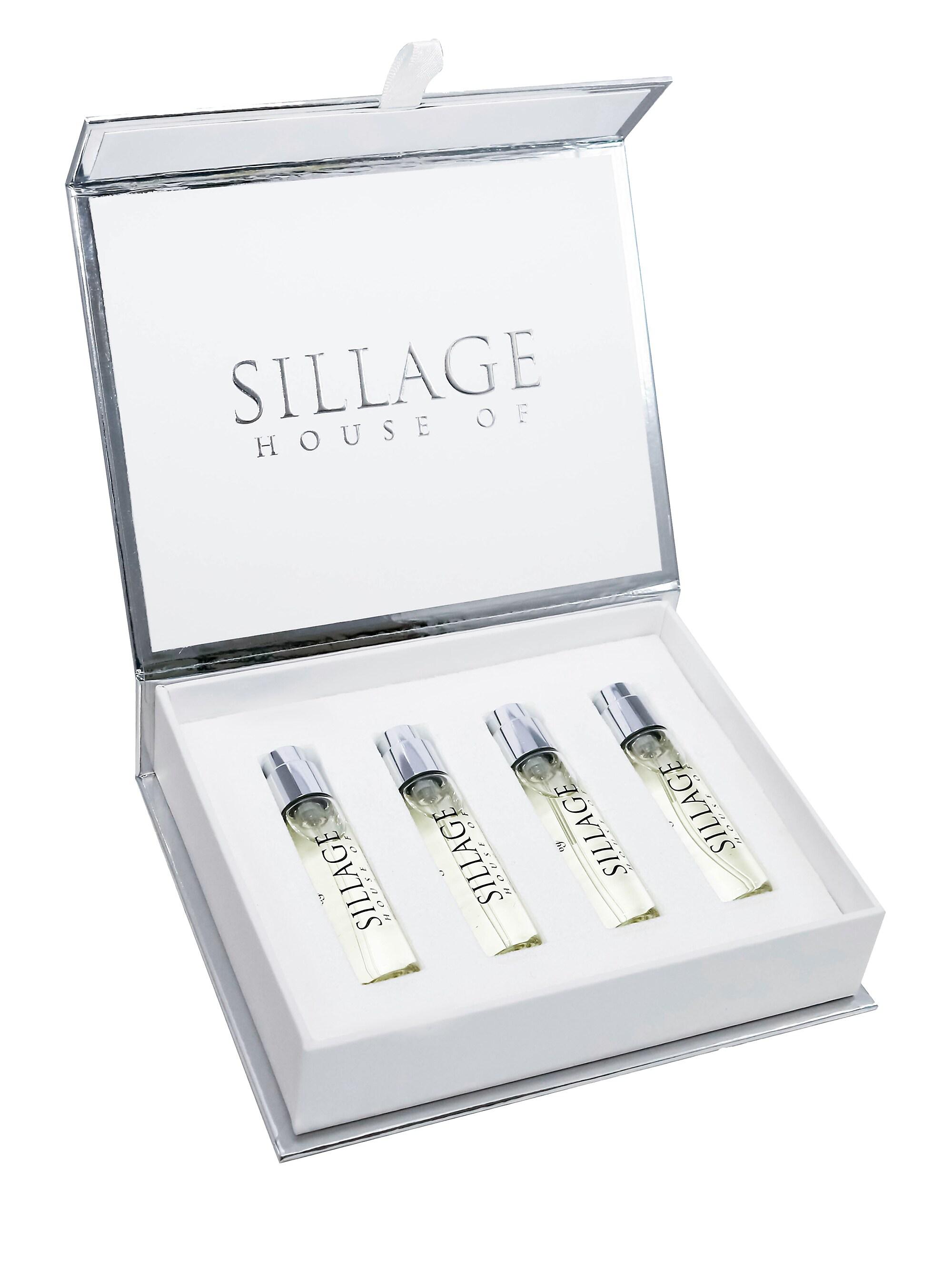 House of Sillage Silver 4-Piece Holiday Travel Spray Refill Set | Thumbnail 2