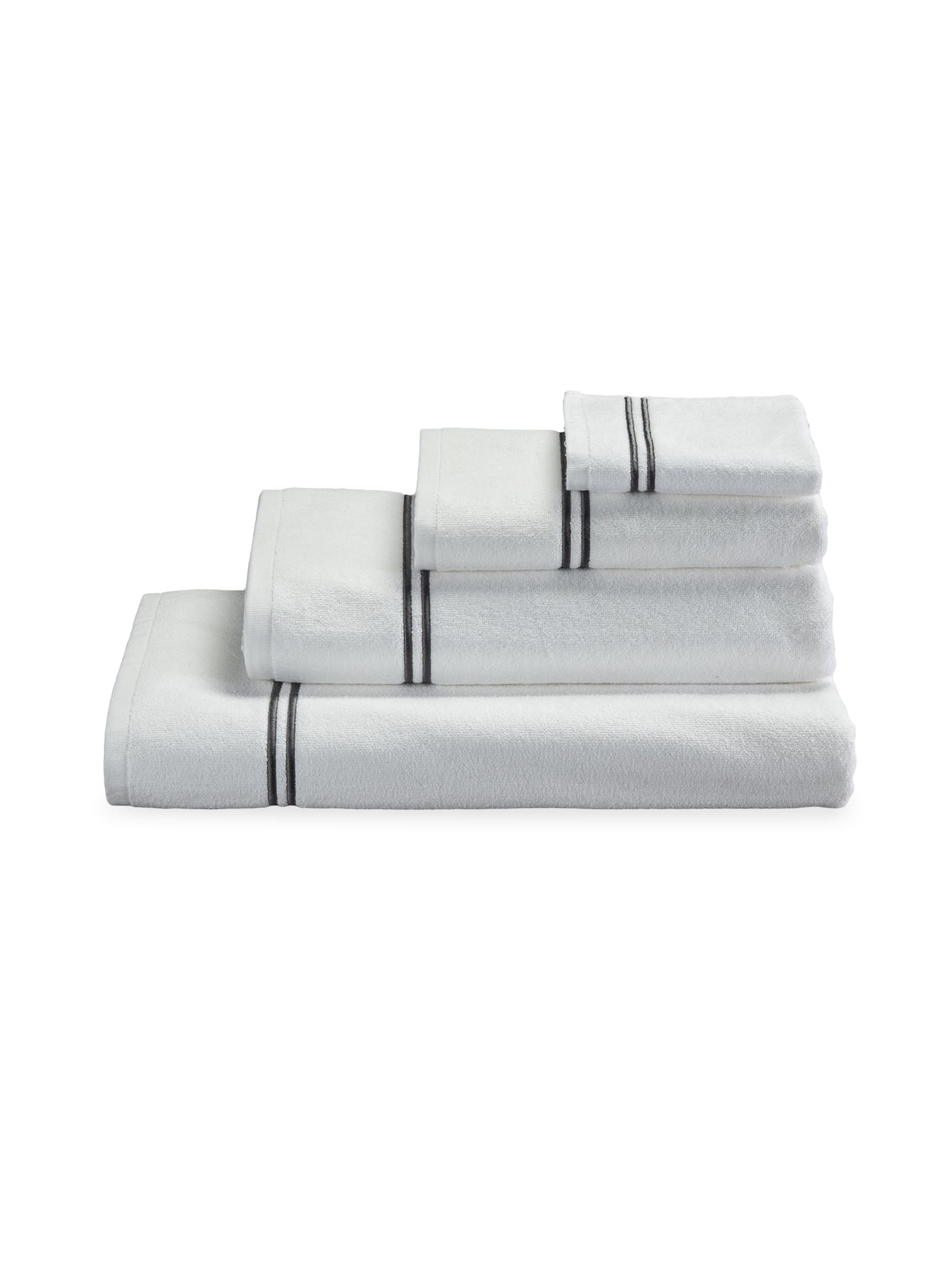 Frette Classic Wash Cloth - White Grey