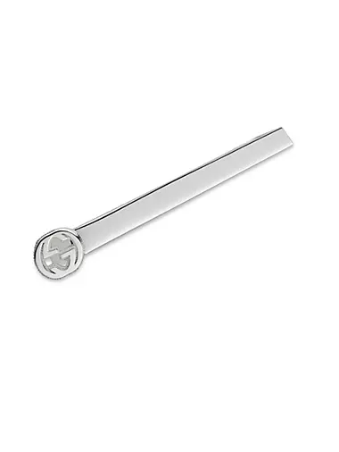 GUCCI Sterling Silver Tie Bar for Men