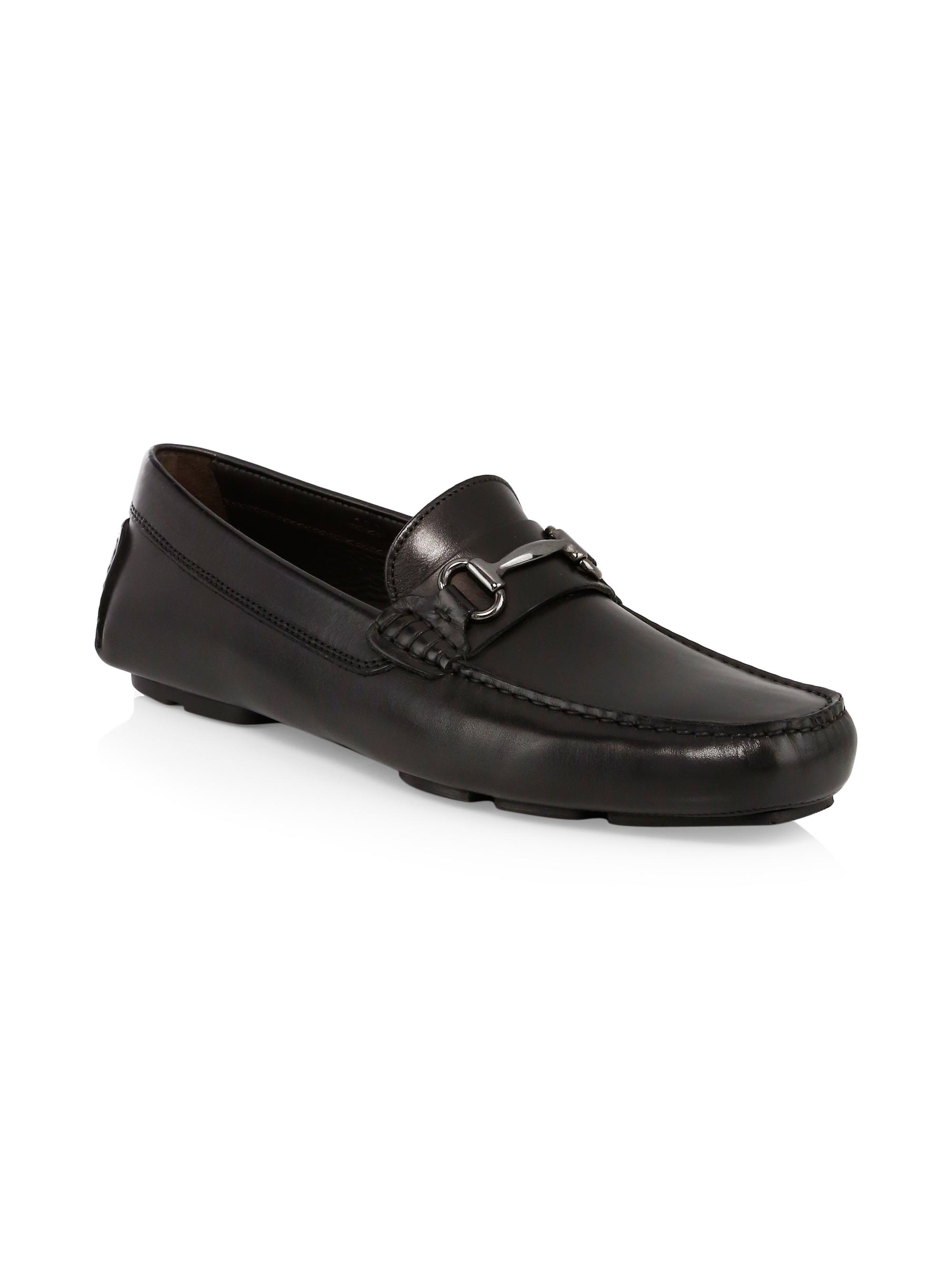 To Boot New York Men's Del Amo Leather Drivers - Black