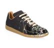 Replica Paint Splatter Leather Low-Top Sneakers